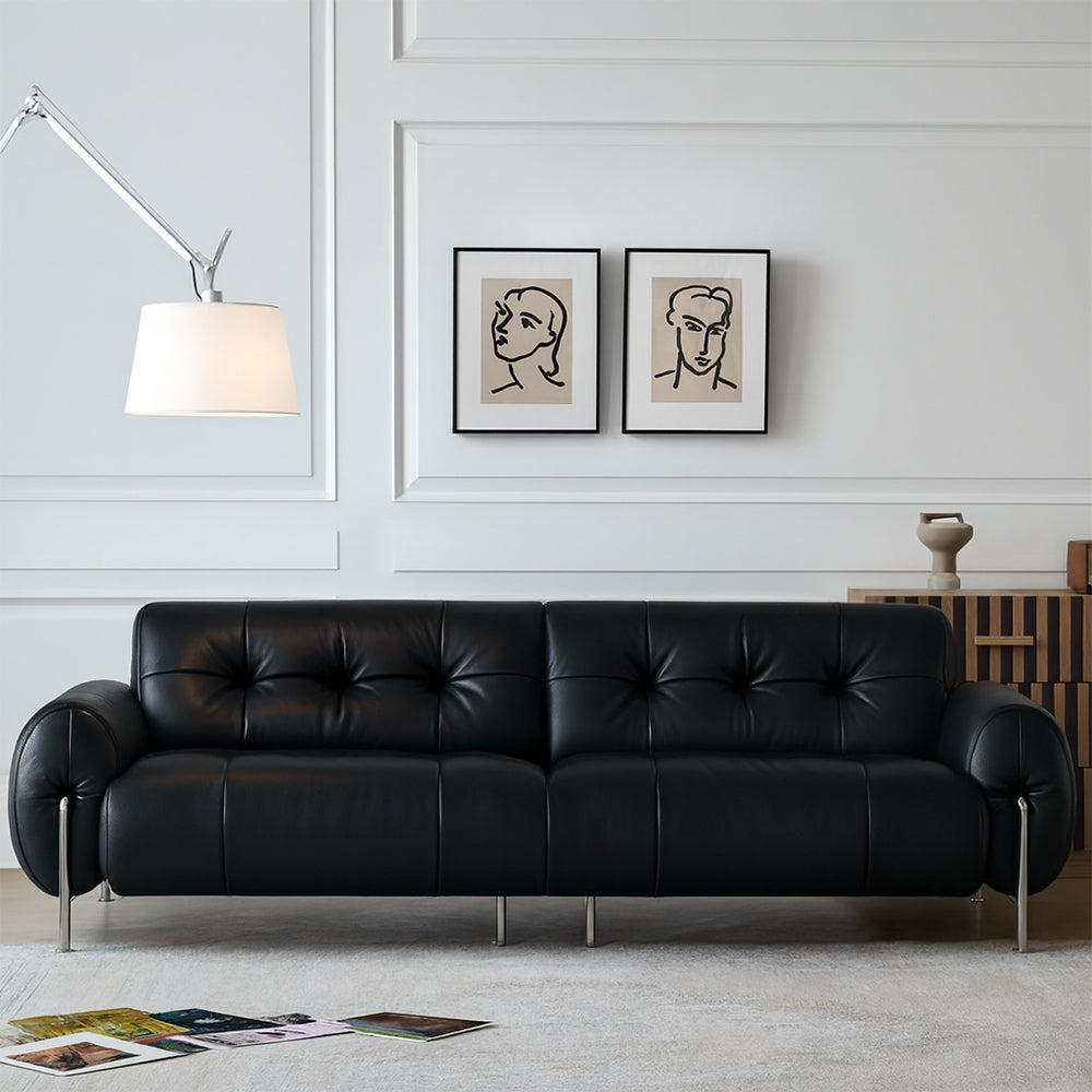 Banning Vintage Leather Sofa