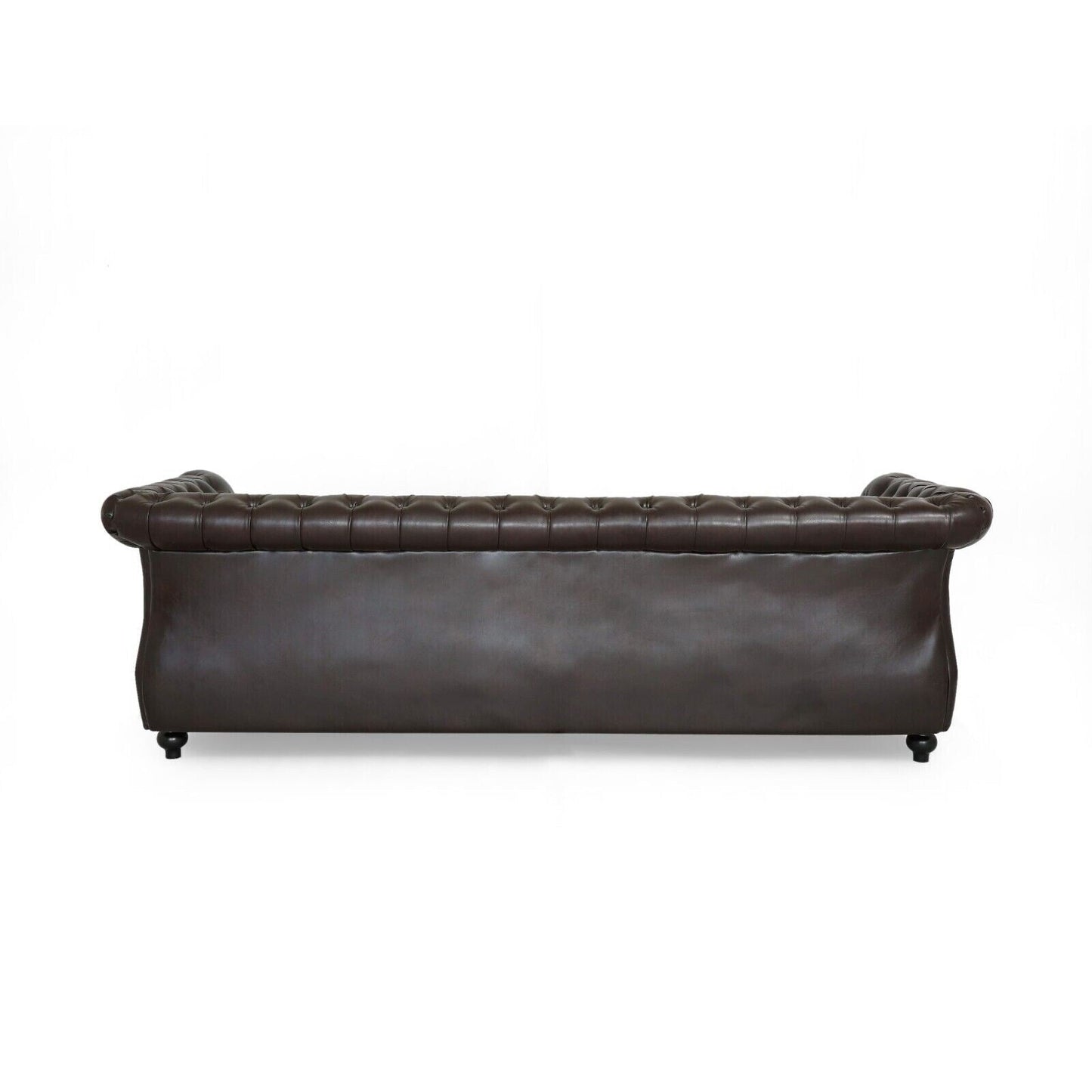 Canapé 3 places en velours de 84,5 pouces avec tissu doux, assise généreuse et structure légère