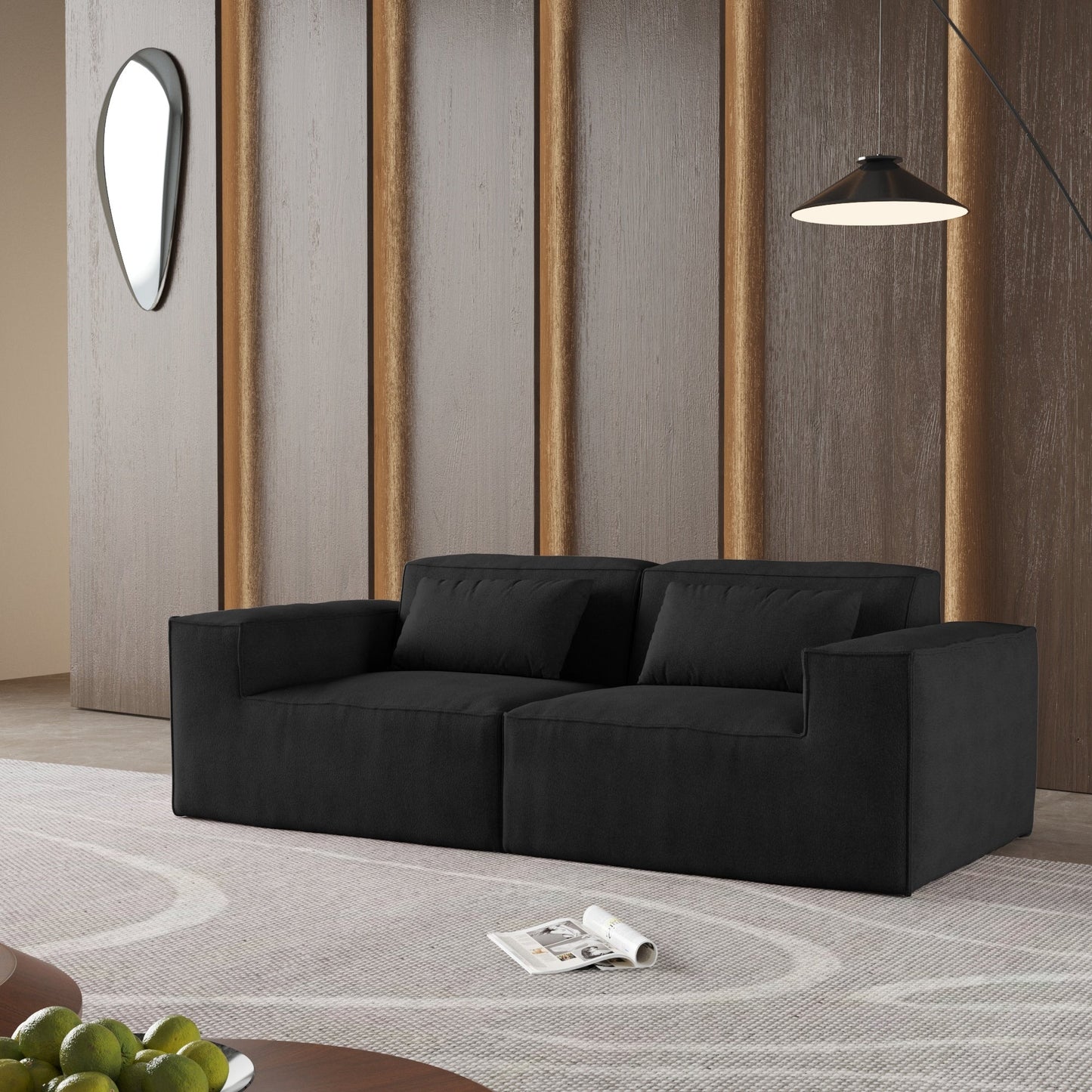 Canapé sectionnel modulaire 86,62 $, grand canapé causeuse Plus, canapés modernes et confortables en velours côtelé
