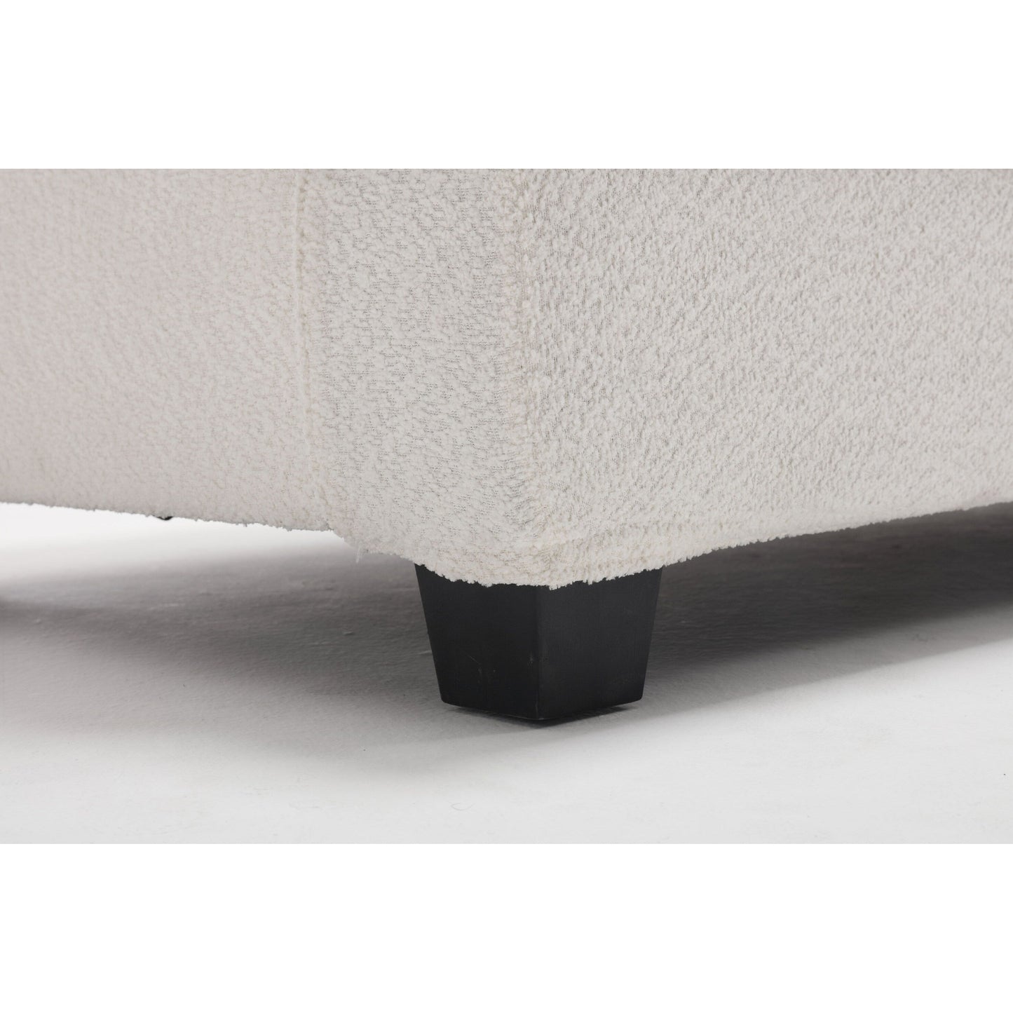 Canapé 3 places en tissu de 88,4 pouces : coussins de dossier amovibles, assise profonde et cadre robuste en bois dur et acier