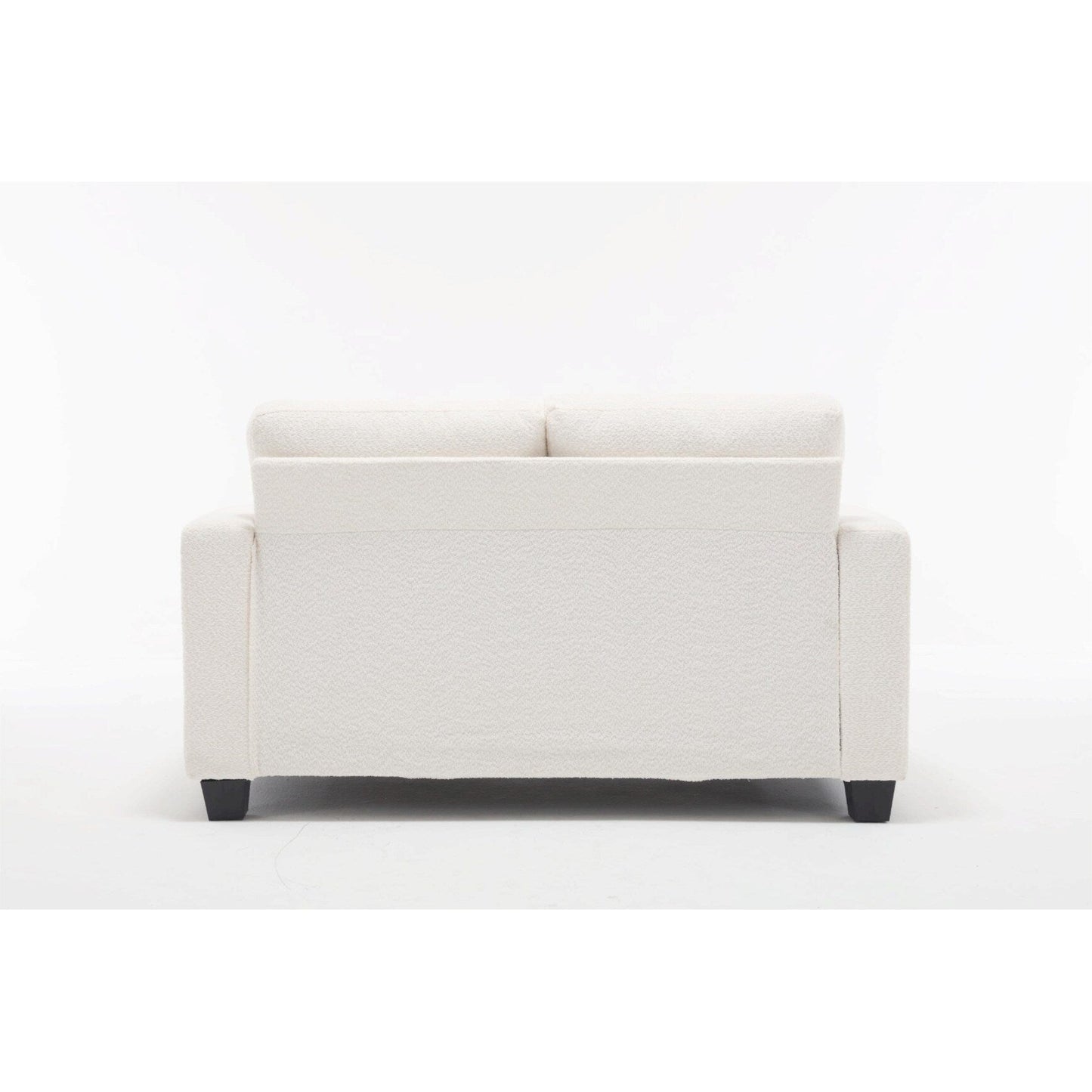 Canapé 3 places en tissu de 88,4 pouces : coussins de dossier amovibles, assise profonde et cadre robuste en bois dur et acier