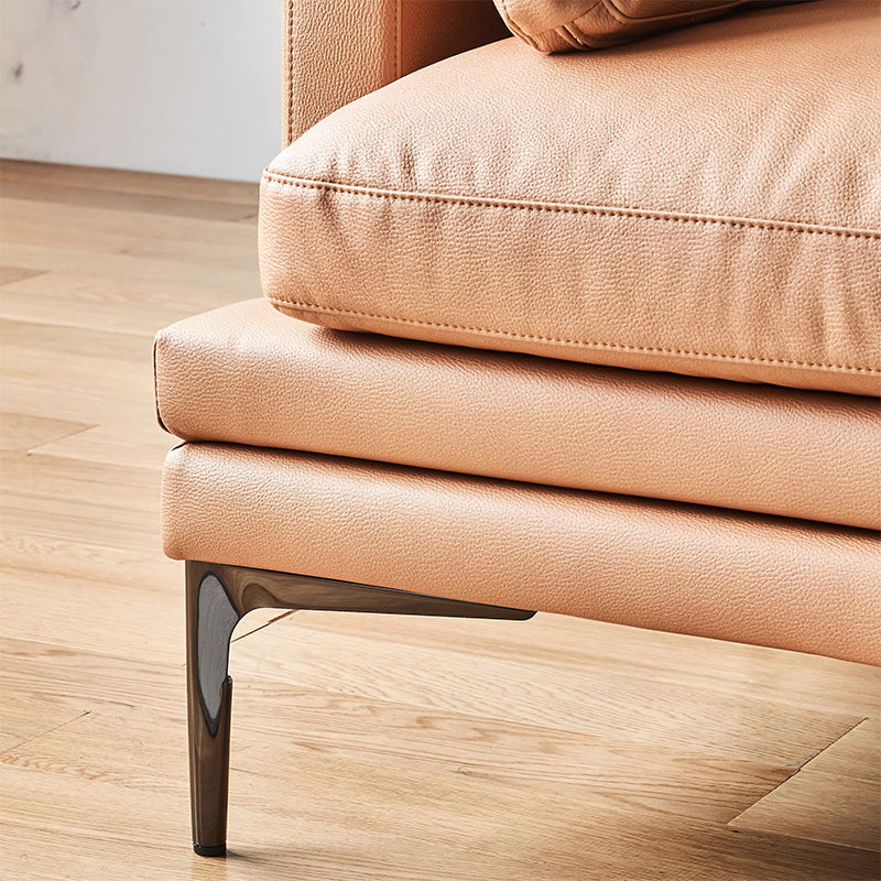 Chic Camel Leathaire Couch