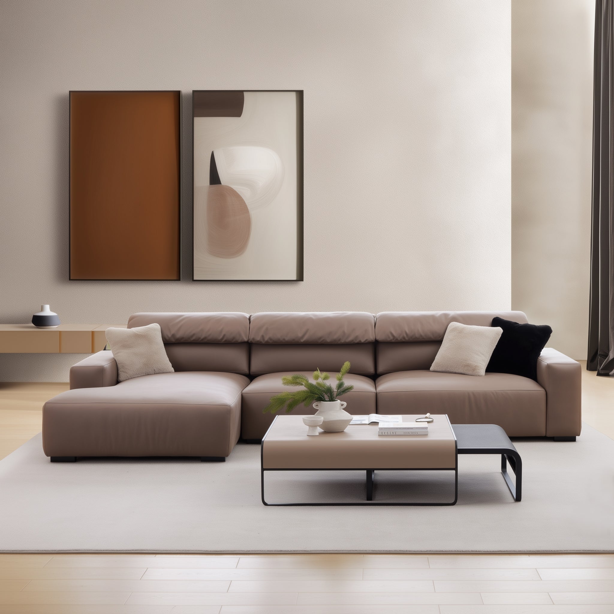 Chestnut Sectional