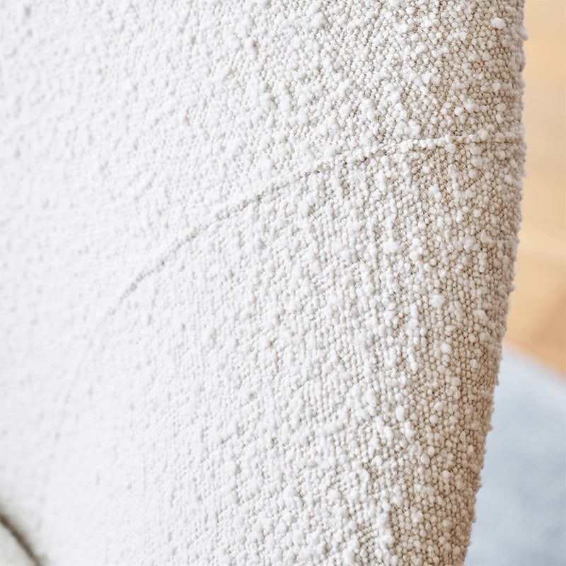Calla Beige Boucle Fabric Swivel Chair