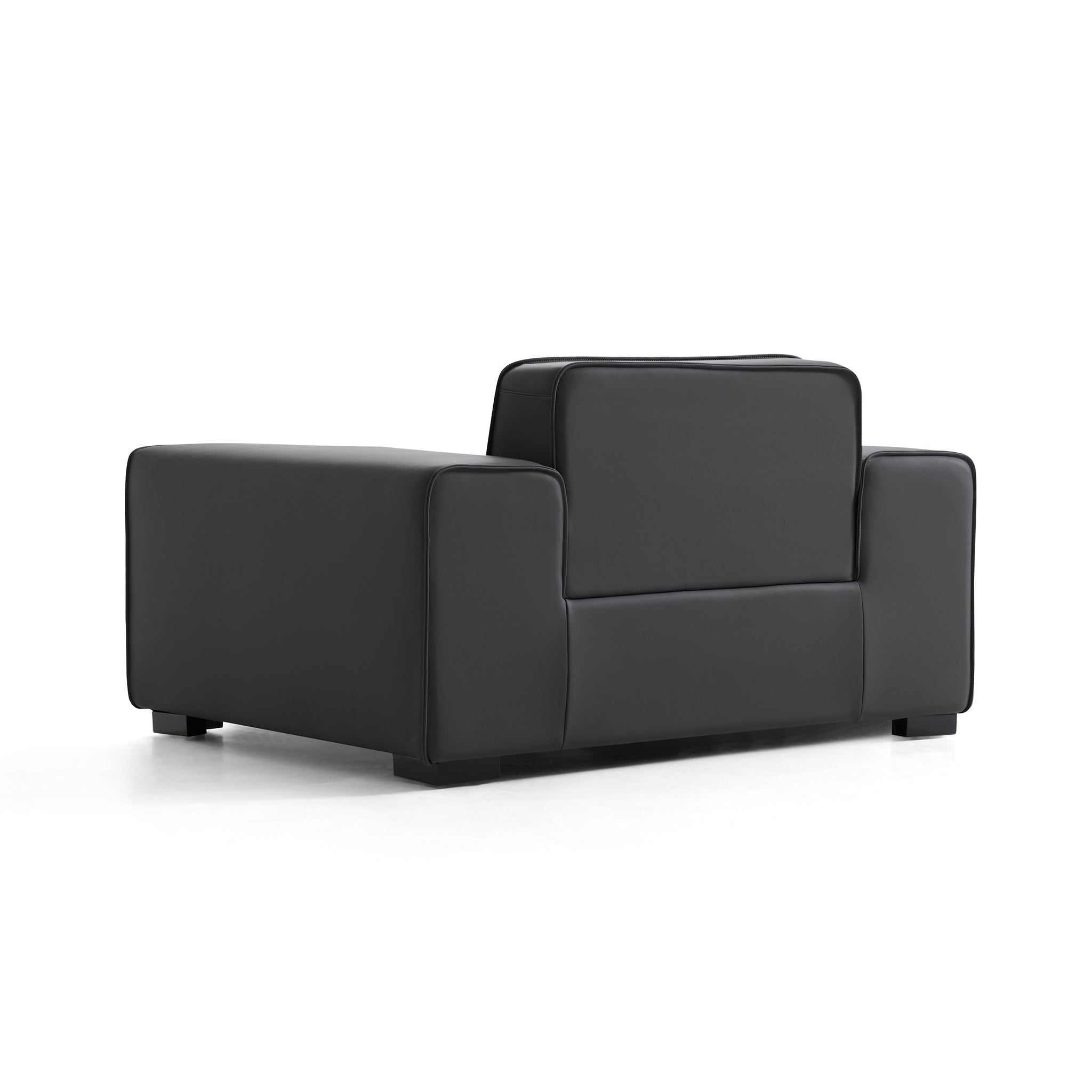 Domus Modular Brown Leather Armchair