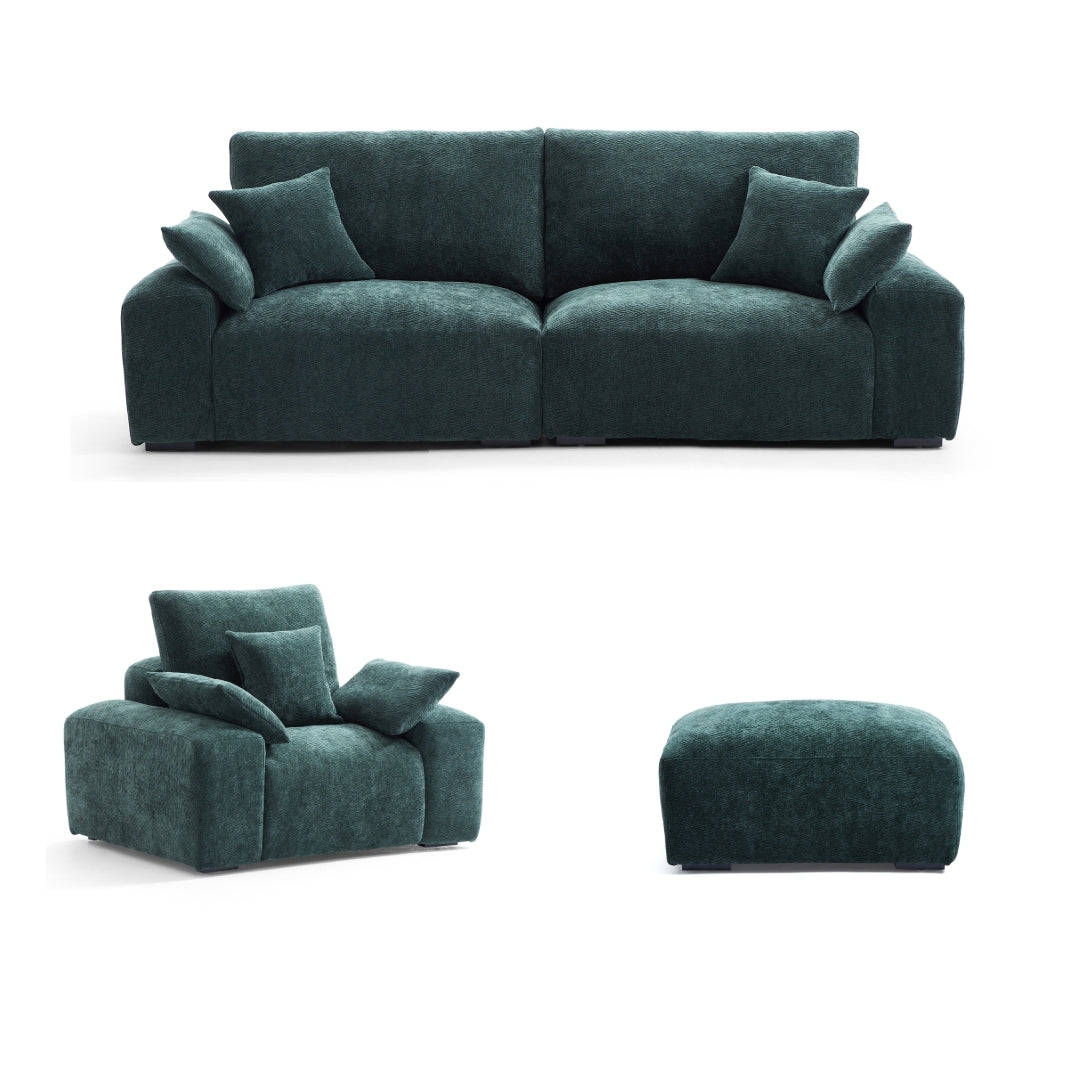The Empress Green Sofa Set
