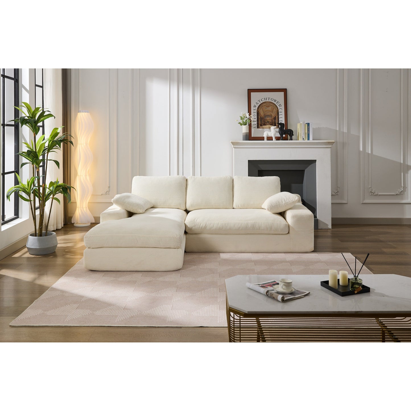Ensemble de canapés de salon modulaires 99 x 69, canapé-lit rembourré pour salon, chambre à coucher, 2 pièces, combinaison gratuite
