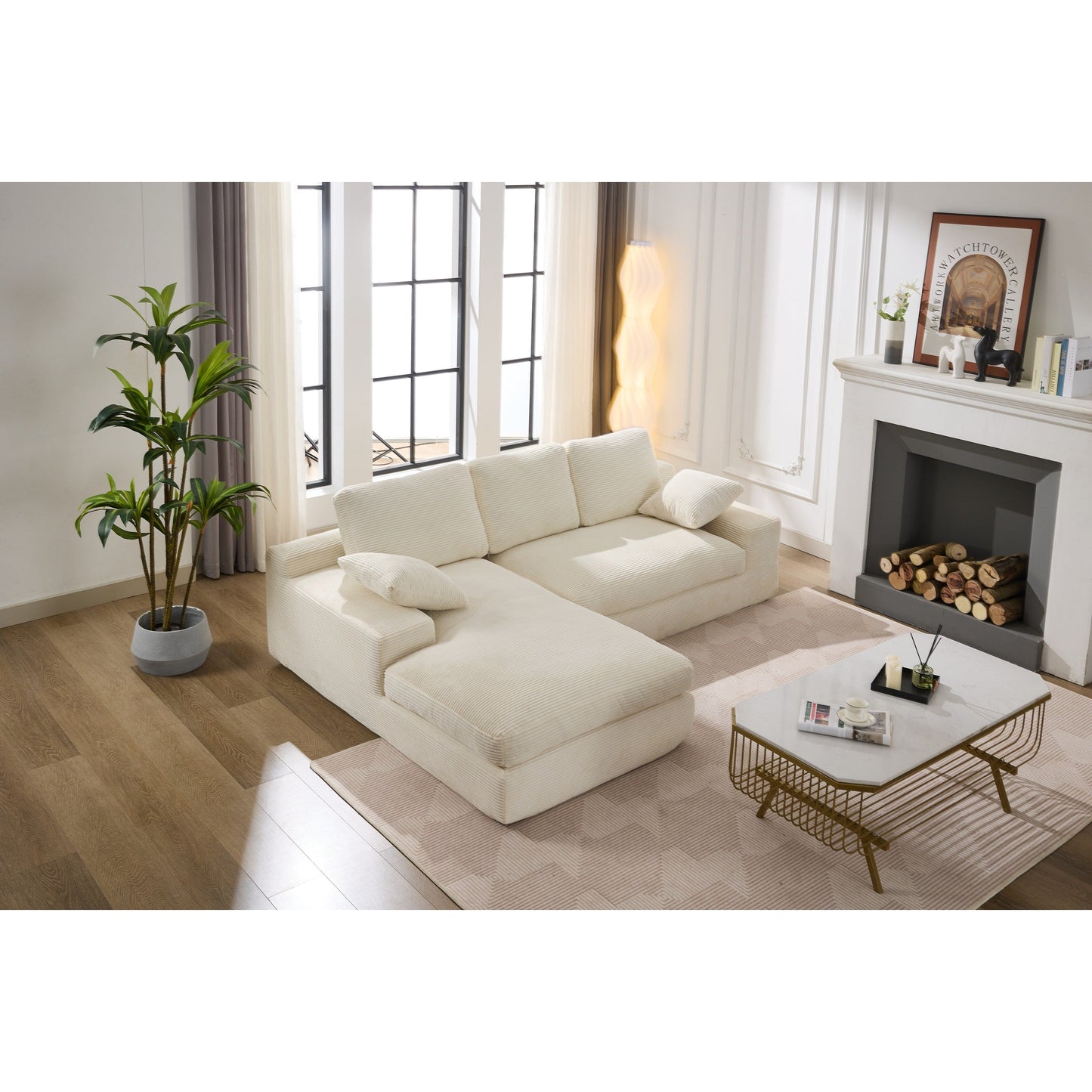 Ensemble de canapés de salon modulaires 99 x 69, canapé-lit rembourré pour salon, chambre à coucher, 2 pièces, combinaison gratuite