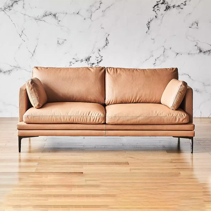 Chic Camel Leathaire Couch