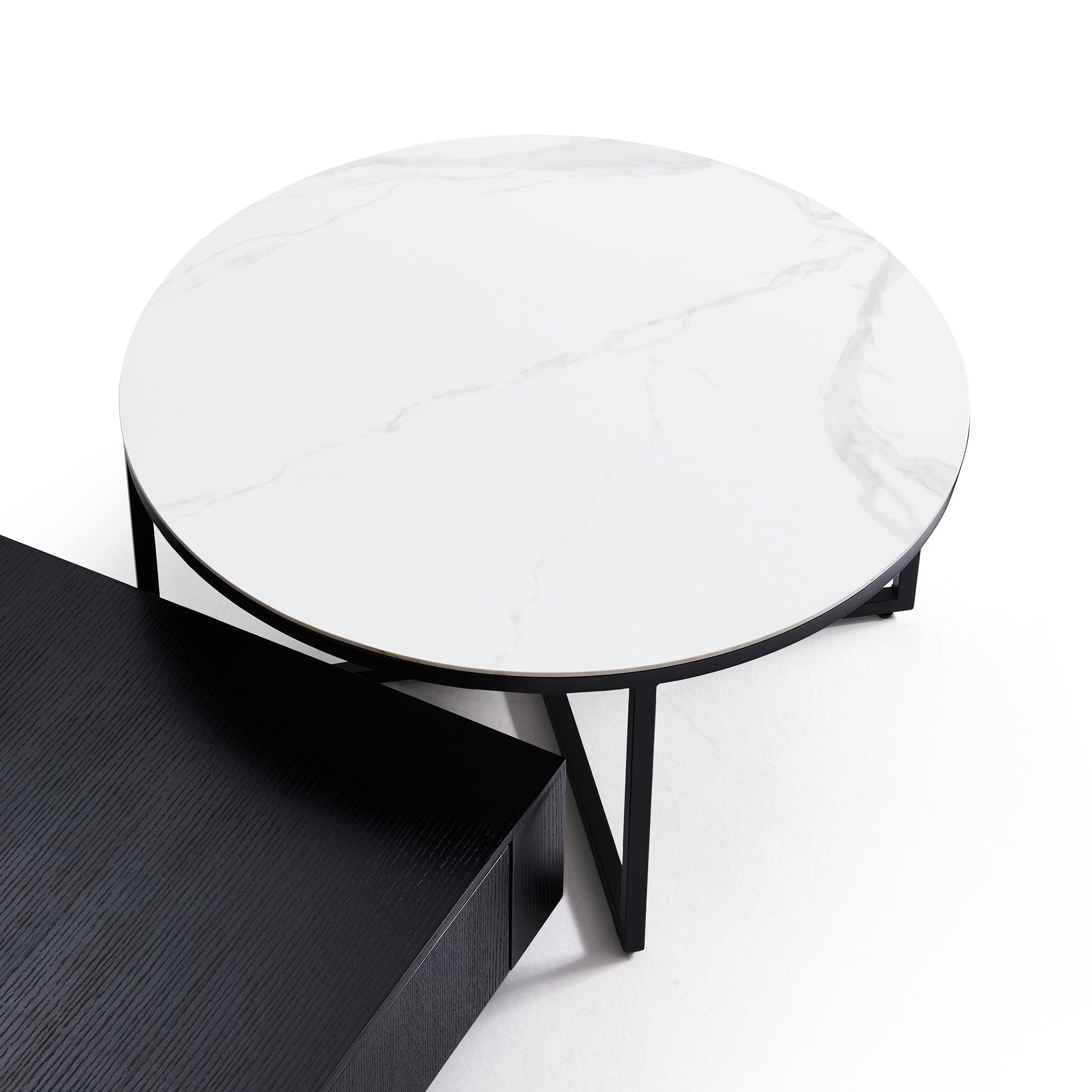 Clarence Round & Square Coffee Table Set