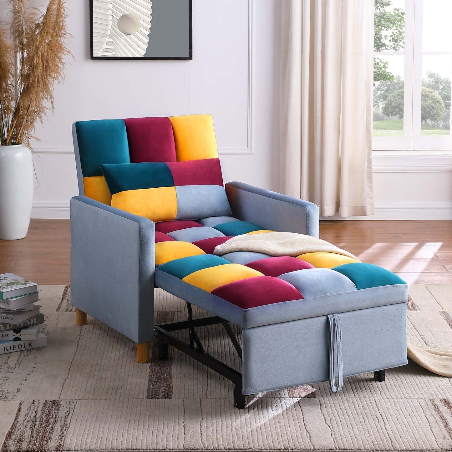 Fauteuil-lit convertible Aukfa avec oreiller
