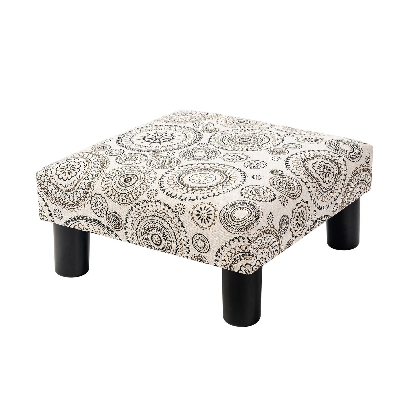 Tabouret d'escalier pour chien Adeco Ottoman rembourré en tissu