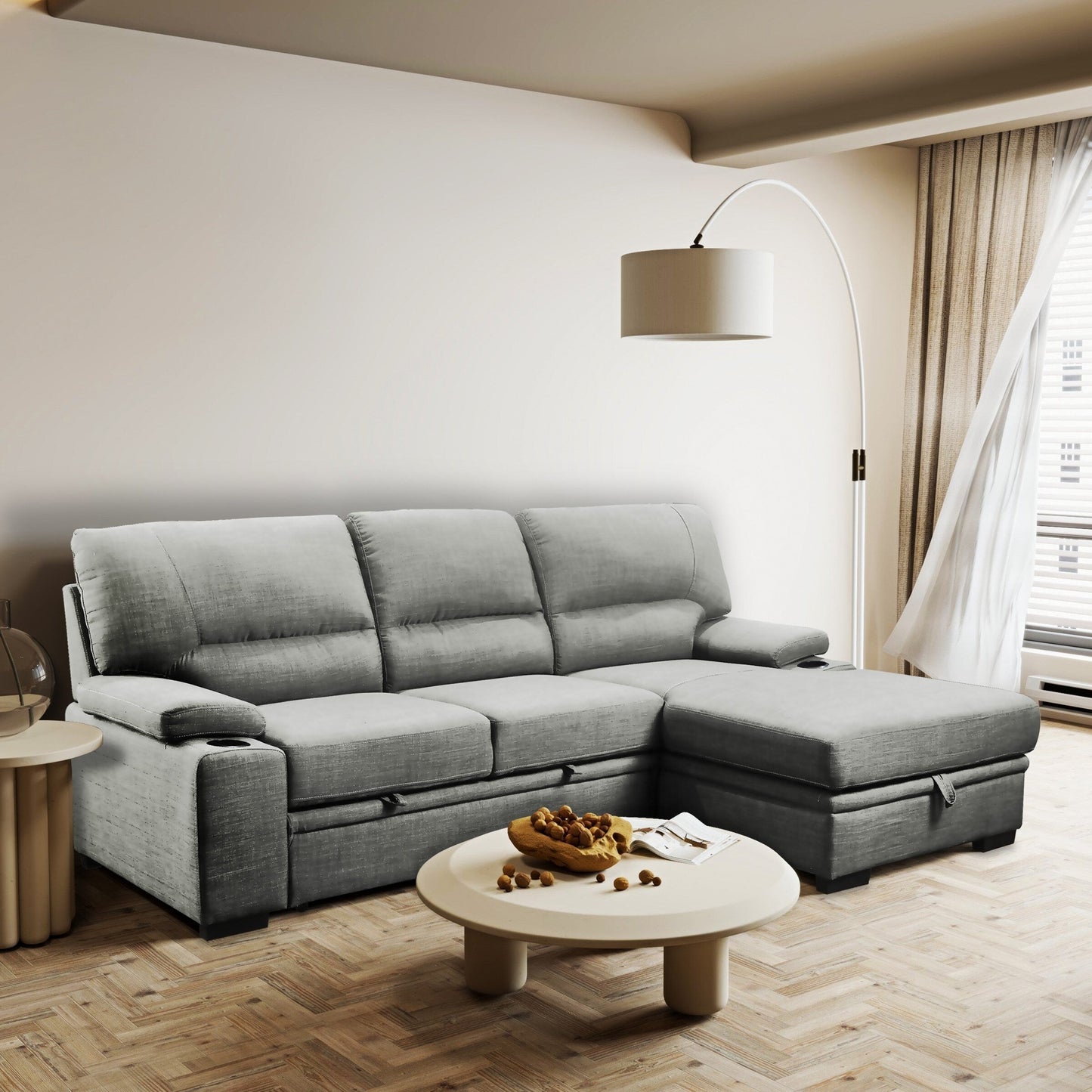 Canapé-lit convertible abordable : un meuble peu encombrant pour les petits espaces