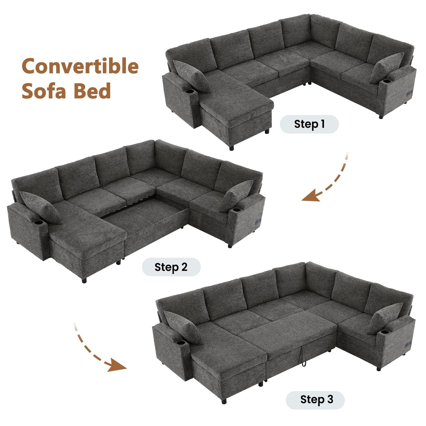 Canapé-lit convertible abordable : un meuble peu encombrant pour les petits espaces