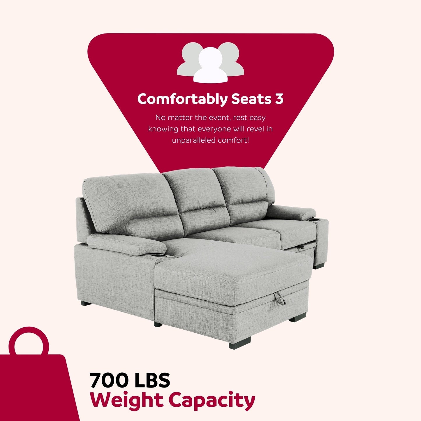 Canapé-lit convertible abordable : un meuble peu encombrant pour les petits espaces