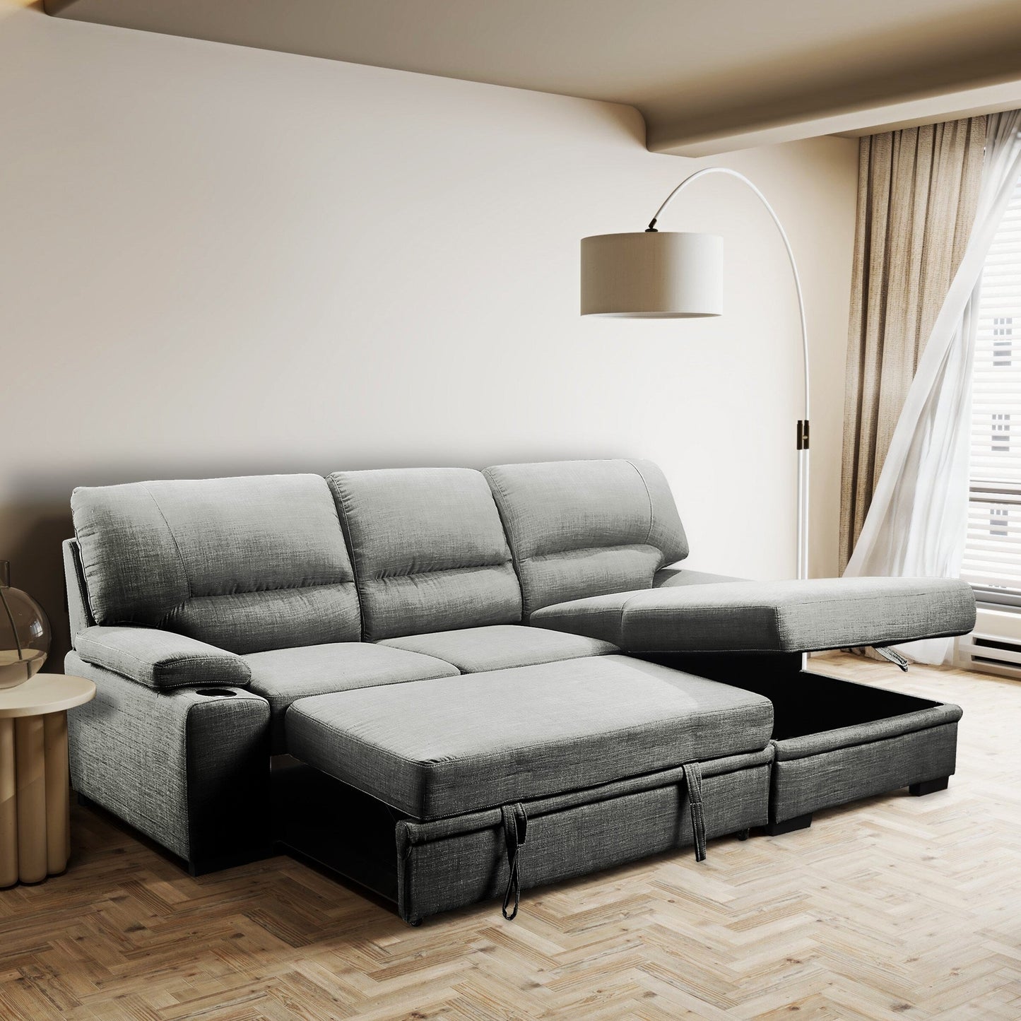 Canapé-lit convertible abordable : un meuble peu encombrant pour les petits espaces