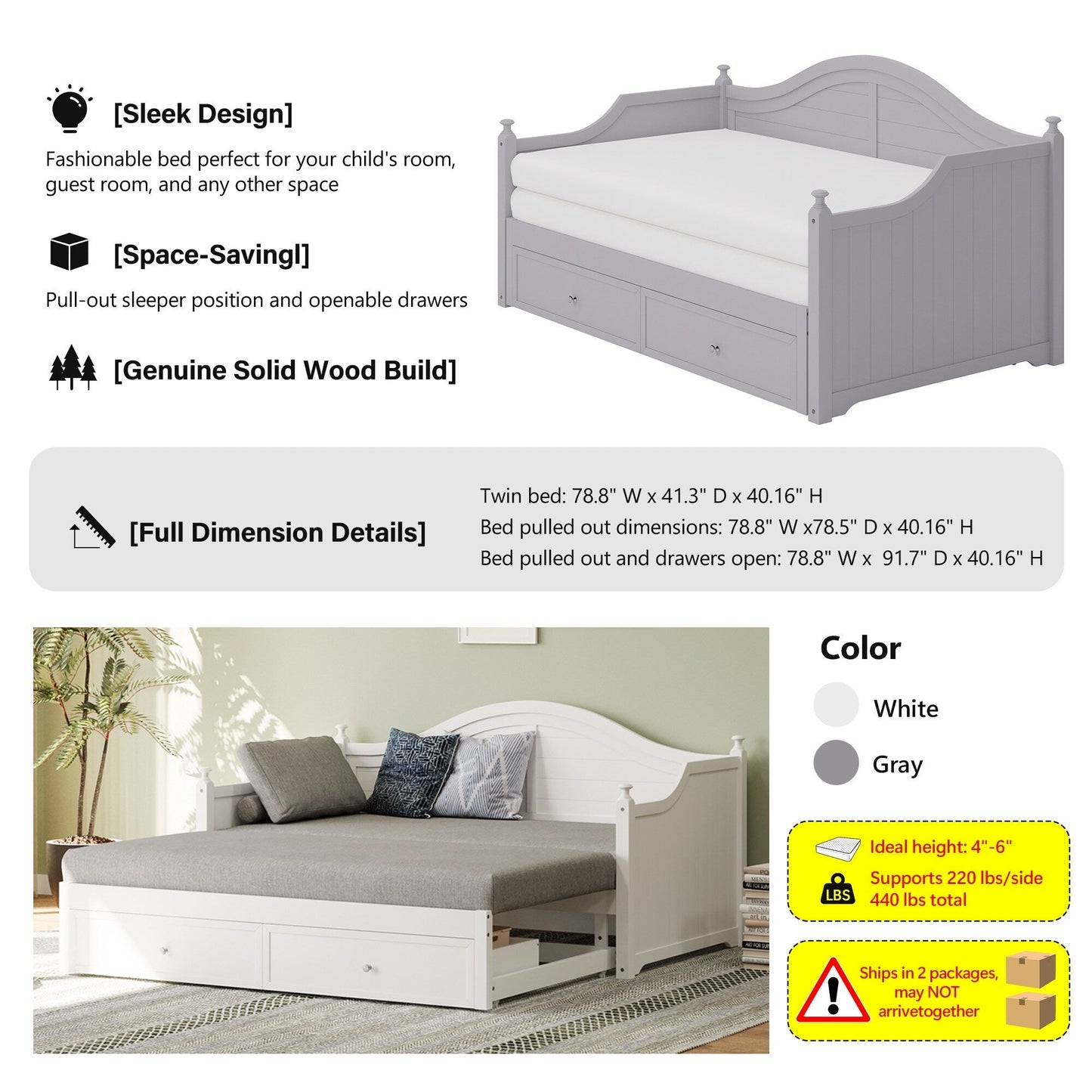 Canapé-lit convertible abordable : un meuble peu encombrant pour les petits espaces