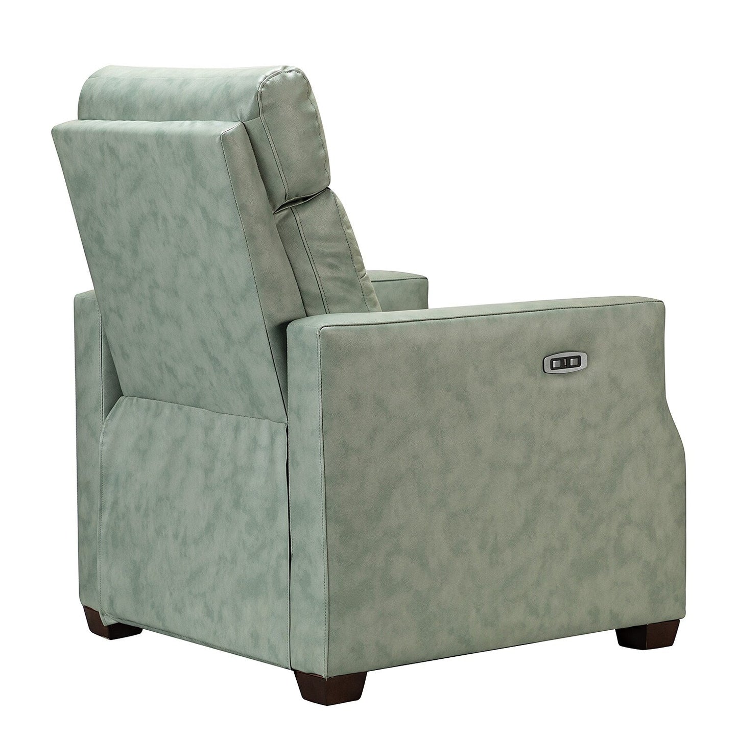 Fauteuil inclinable électrique Alina 31,50 pouces en cuir véritable avec port USB