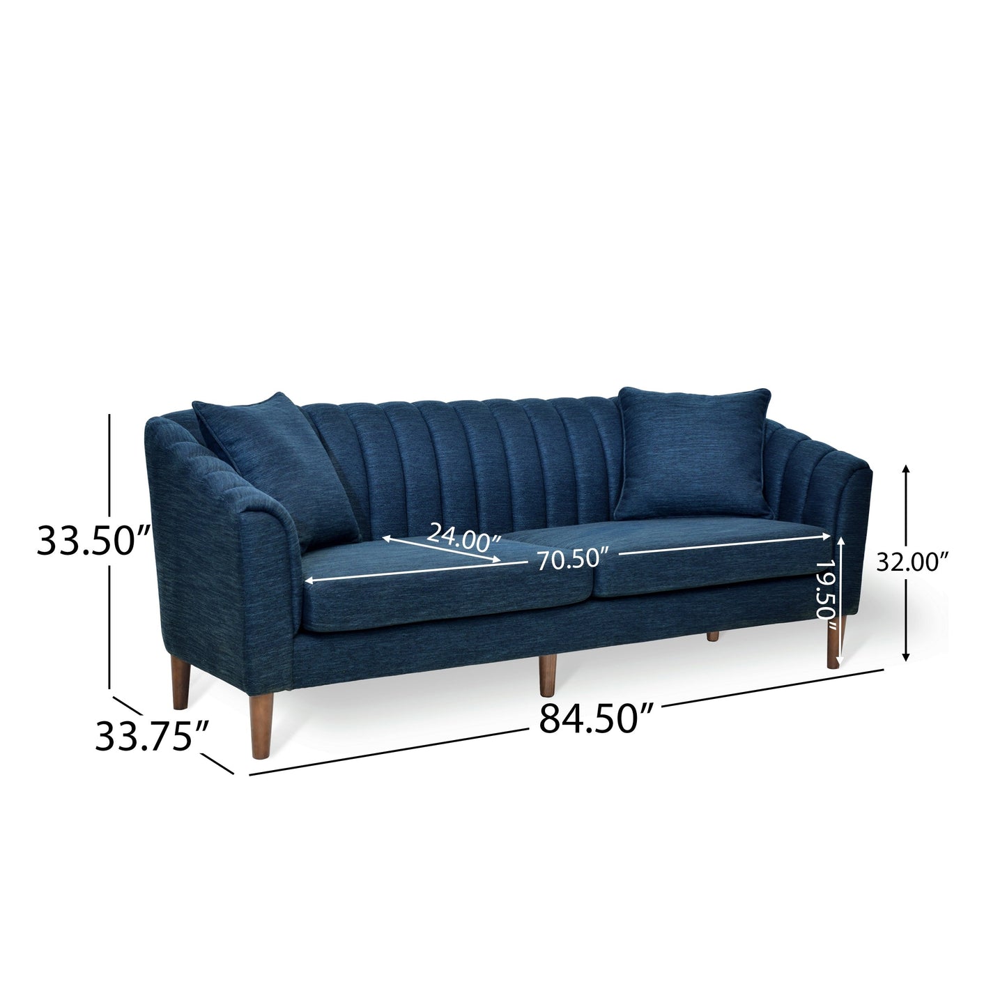 Canapé capitonné Ansonia par Christopher Knight Home