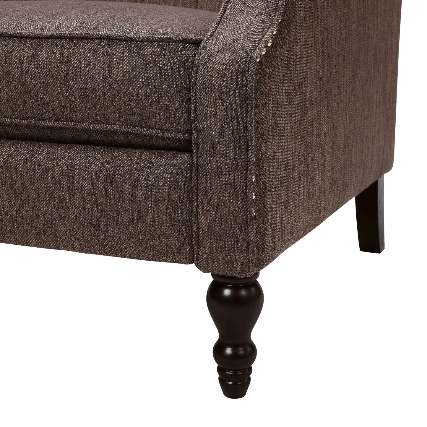 Fauteuil inclinable capitonné surdimensionné Apaloosa en tissu par Christopher Knight Home