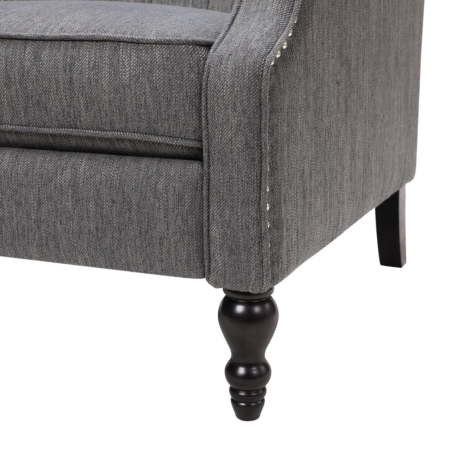 Fauteuil inclinable capitonné surdimensionné Apaloosa en tissu par Christopher Knight Home