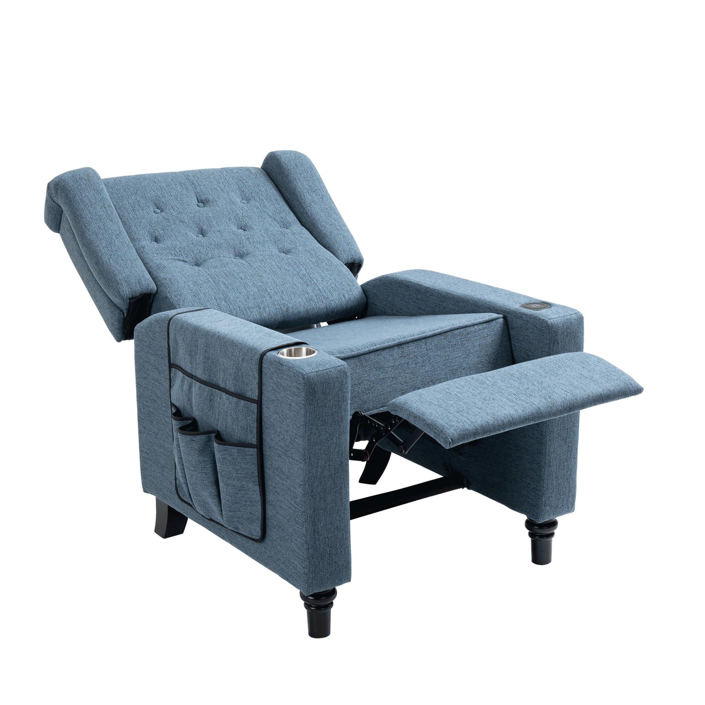 Fauteuil inclinable à bras poussants