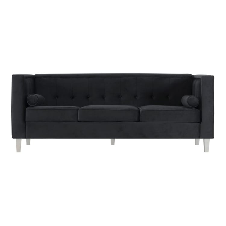 Canapé pour salon, canapé du milieu du siècle, coussin capitonné, pieds en bois massif, pour salon, chambre à coucher, confortable
