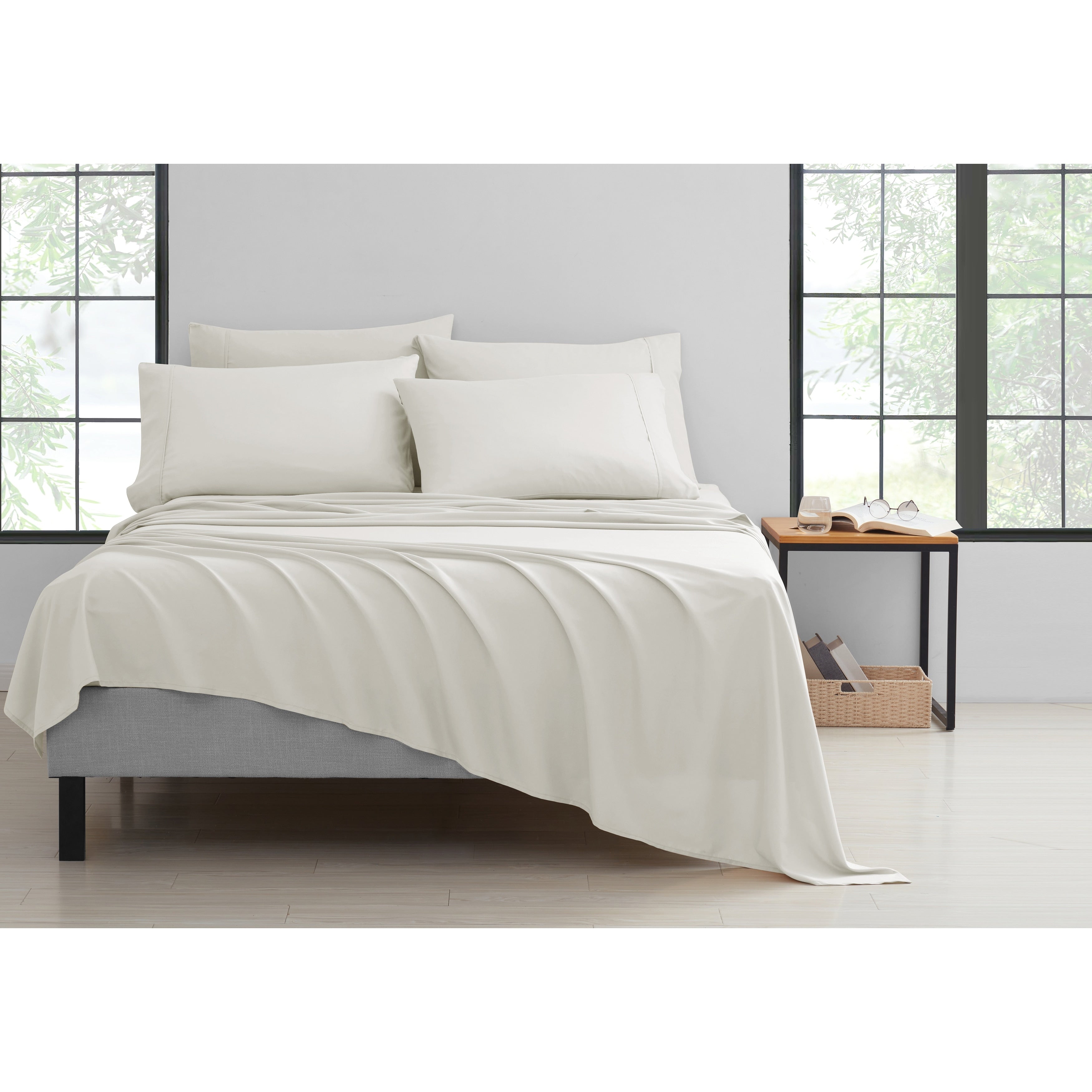 Ensemble de draps de luxe 6 pièces en bambou