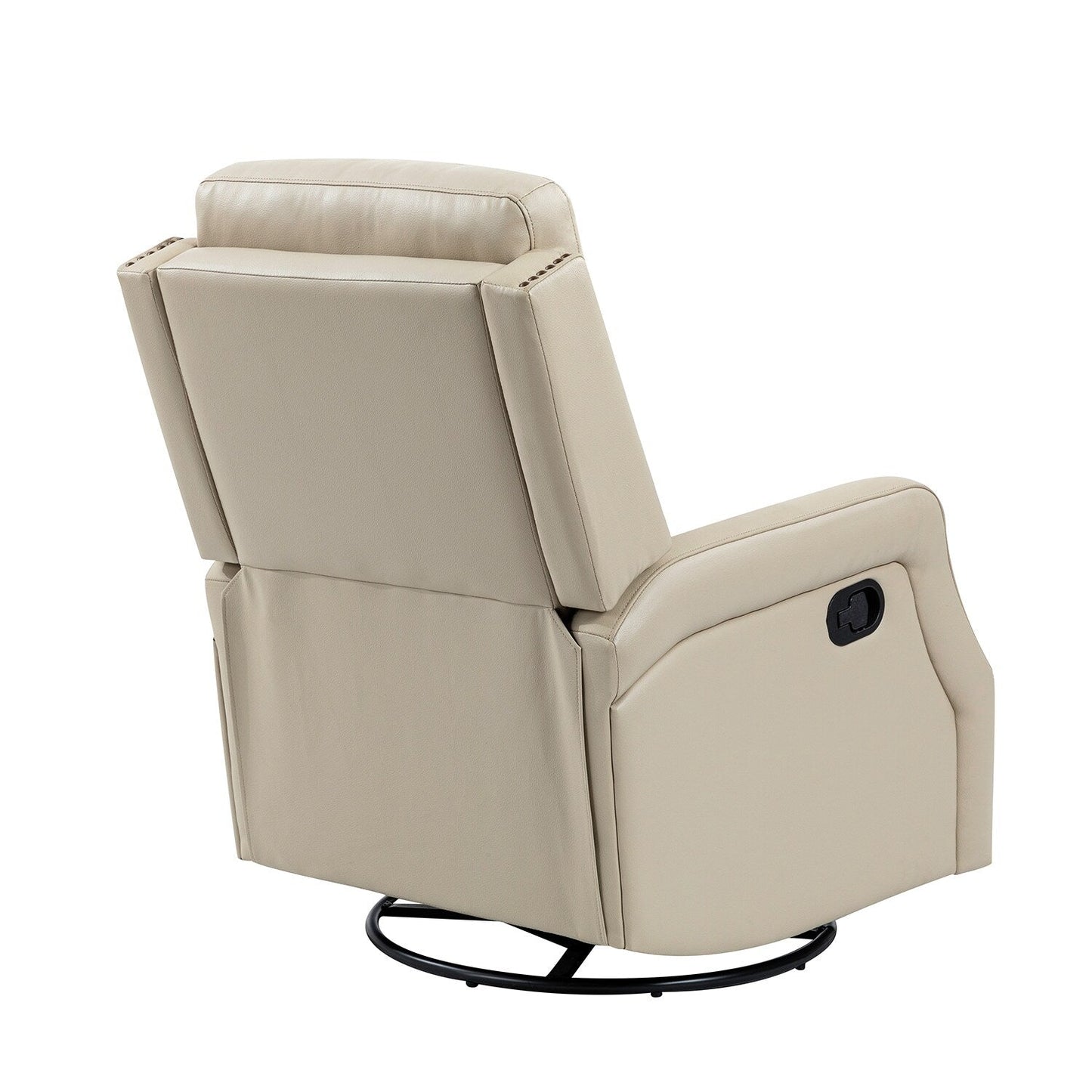 Ensemble de 2 fauteuils inclinables de salon Beatriz avec base en métal