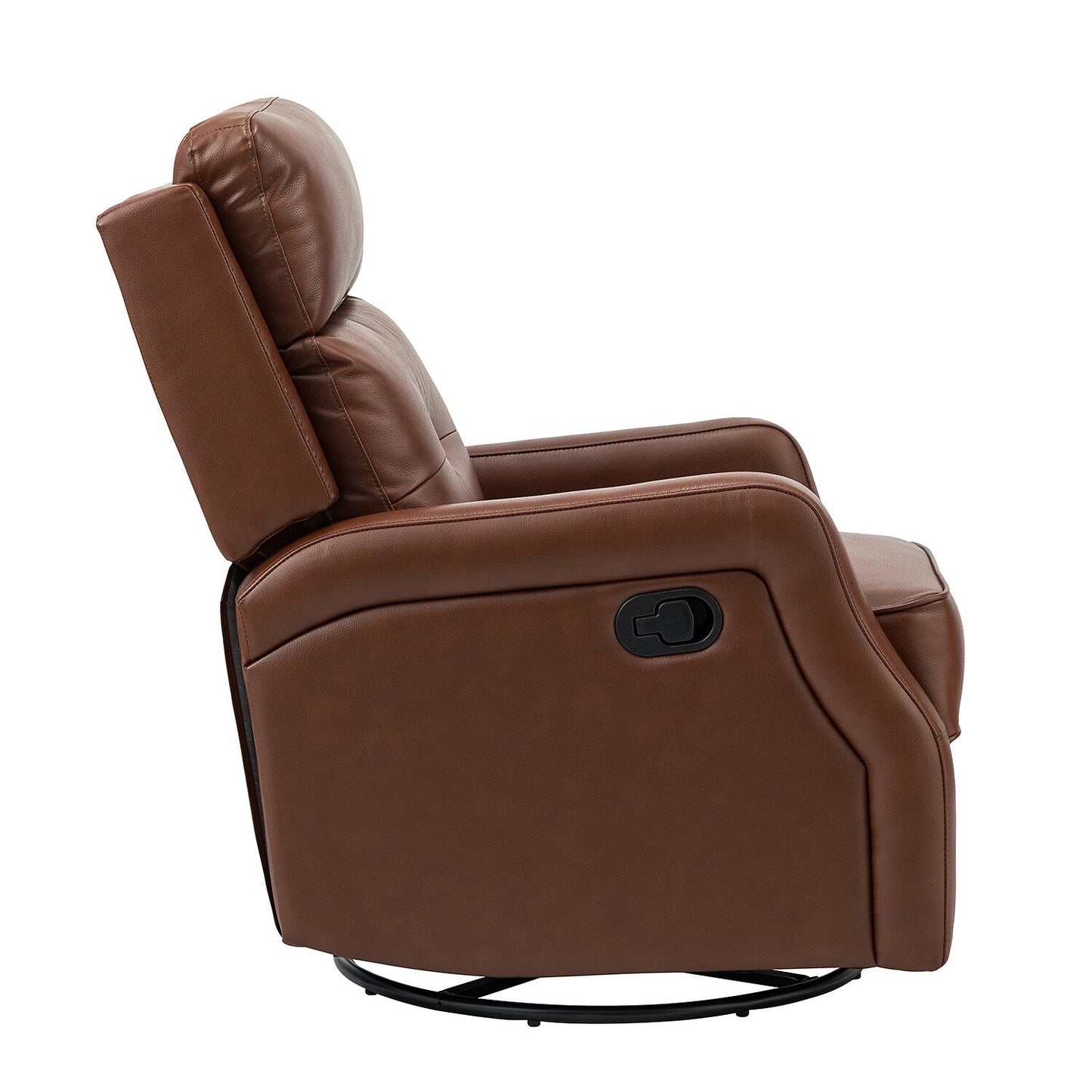 Ensemble de 2 fauteuils inclinables de salon Beatriz avec base en métal