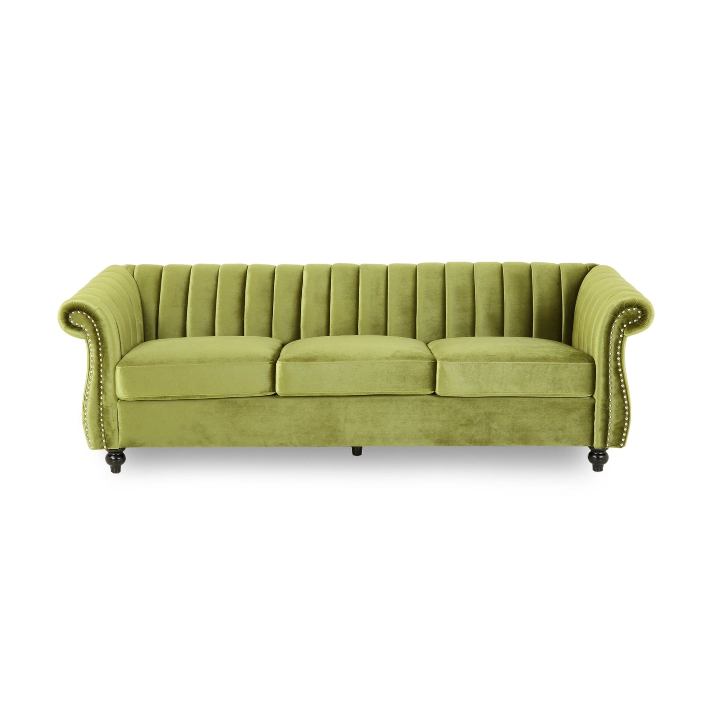 Canapé Bowie Glam en velours par Christopher Knight Home