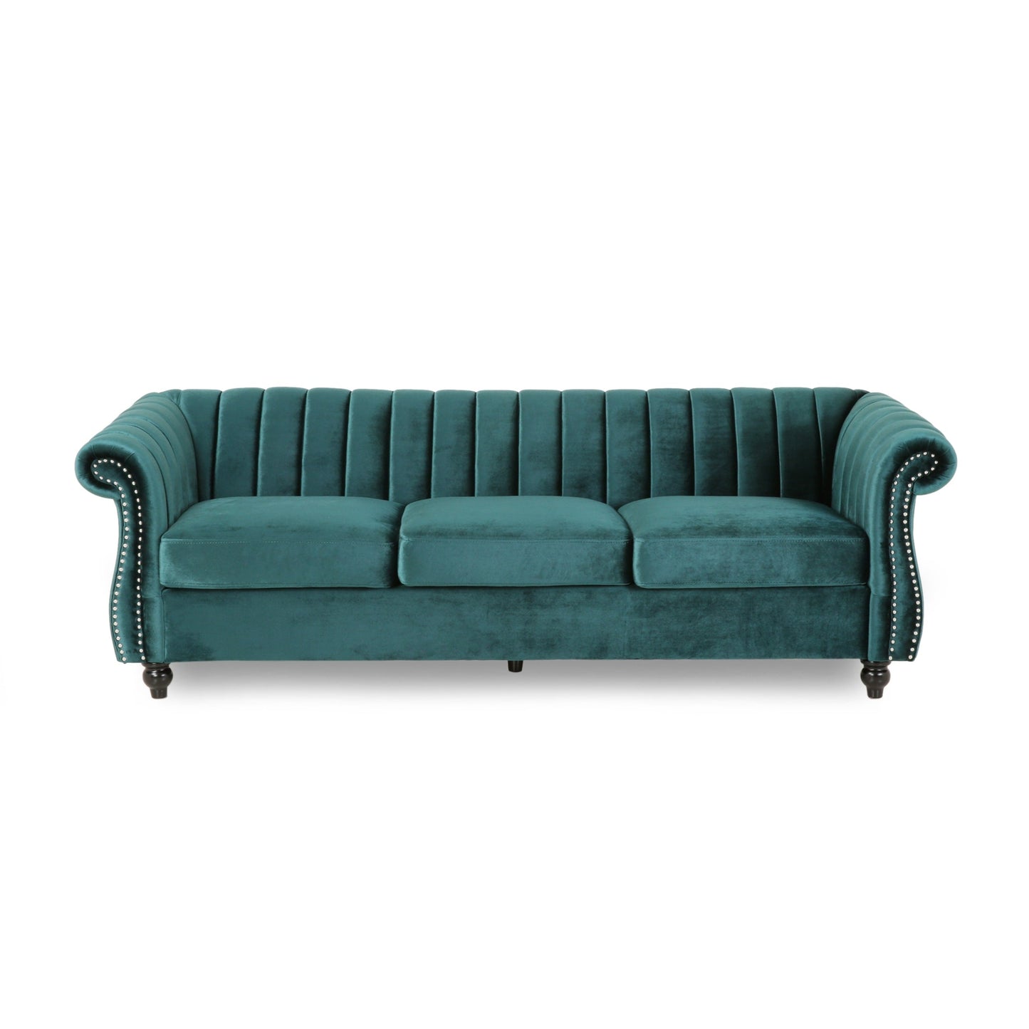 Canapé Bowie Glam en velours par Christopher Knight Home