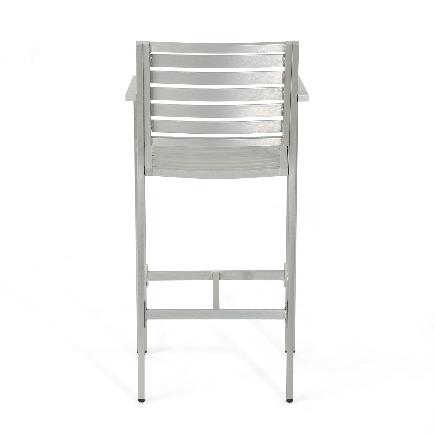 Ensemble de bar carré en aluminium Cape Coral Outdoor 5 pièces par Christopher Knight Home