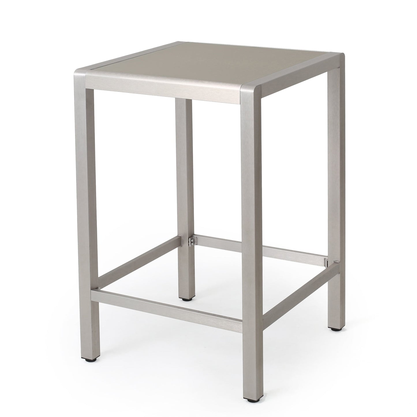 Ensemble de bar carré en aluminium Cape Coral Outdoor 5 pièces par Christopher Knight Home