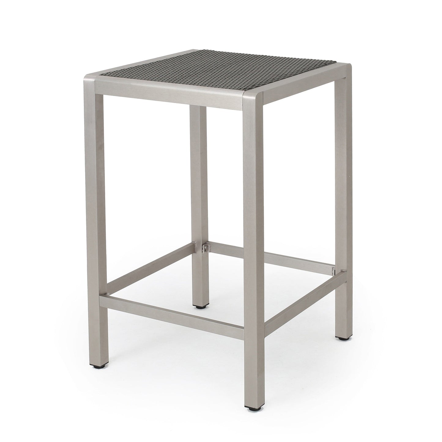 Ensemble de bar carré en aluminium Cape Coral Outdoor 5 pièces par Christopher Knight Home