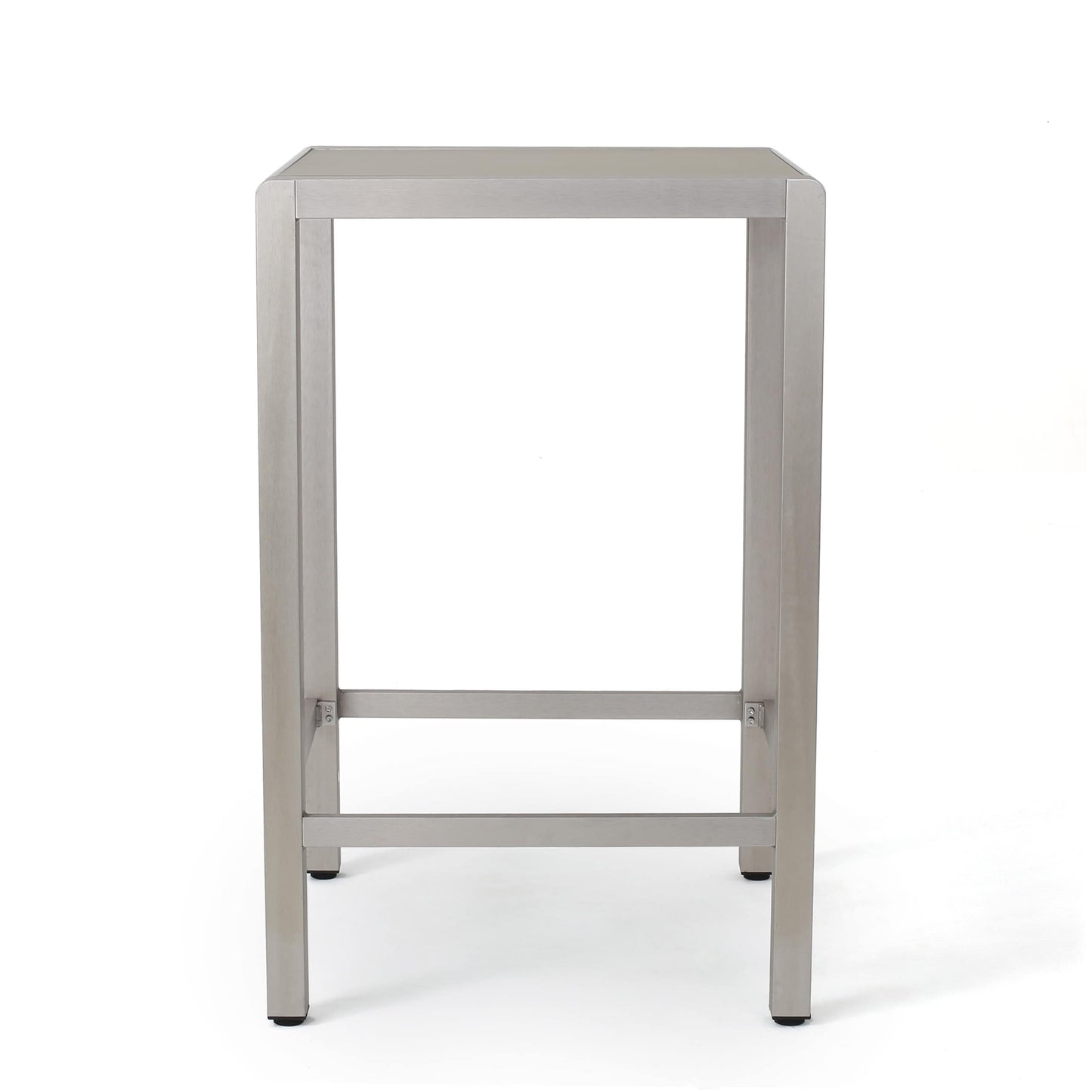 Ensemble de bar carré en aluminium Cape Coral Outdoor 5 pièces par Christopher Knight Home