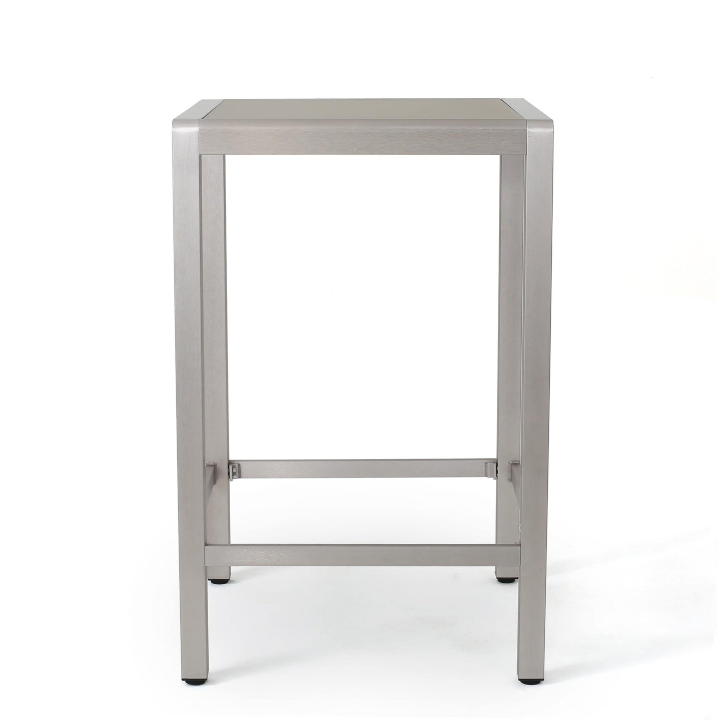 Ensemble de bar carré en aluminium Cape Coral Outdoor 5 pièces par Christopher Knight Home