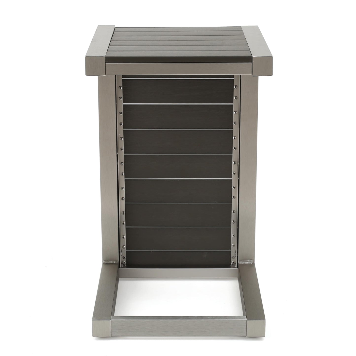 Salon de jardin Cape Coral en aluminium 3 pièces avec table en C par Christopher Knight Home
