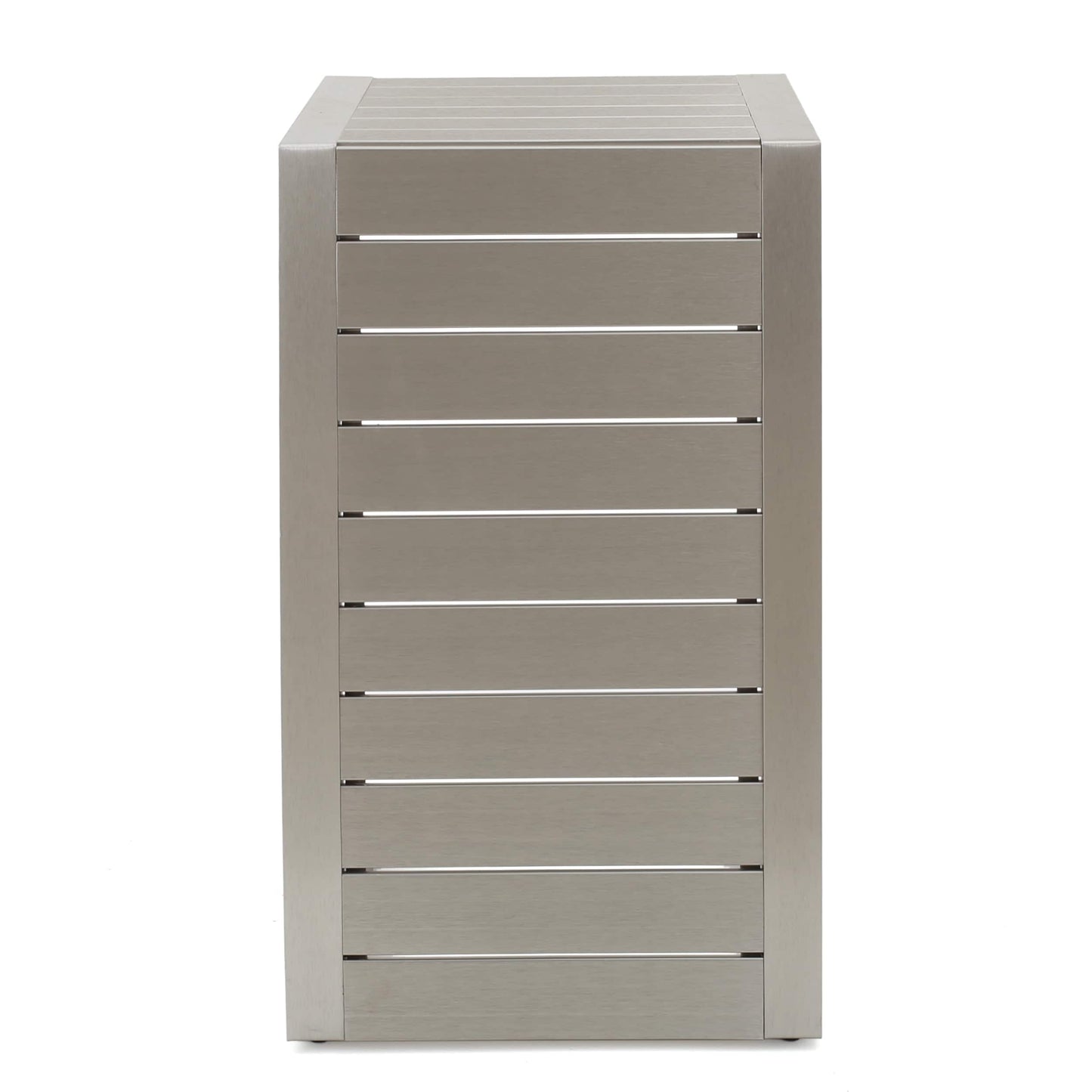 Salon de jardin Cape Coral en aluminium 3 pièces avec table en C par Christopher Knight Home