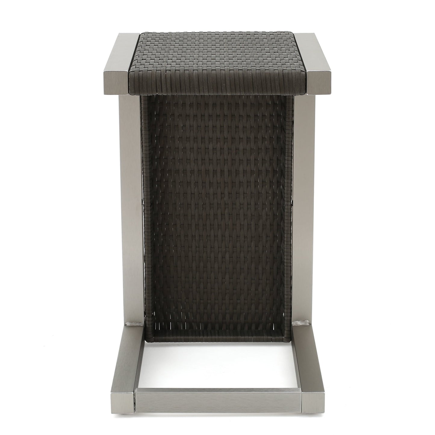 Salon de jardin Cape Coral en aluminium 3 pièces avec table en C par Christopher Knight Home
