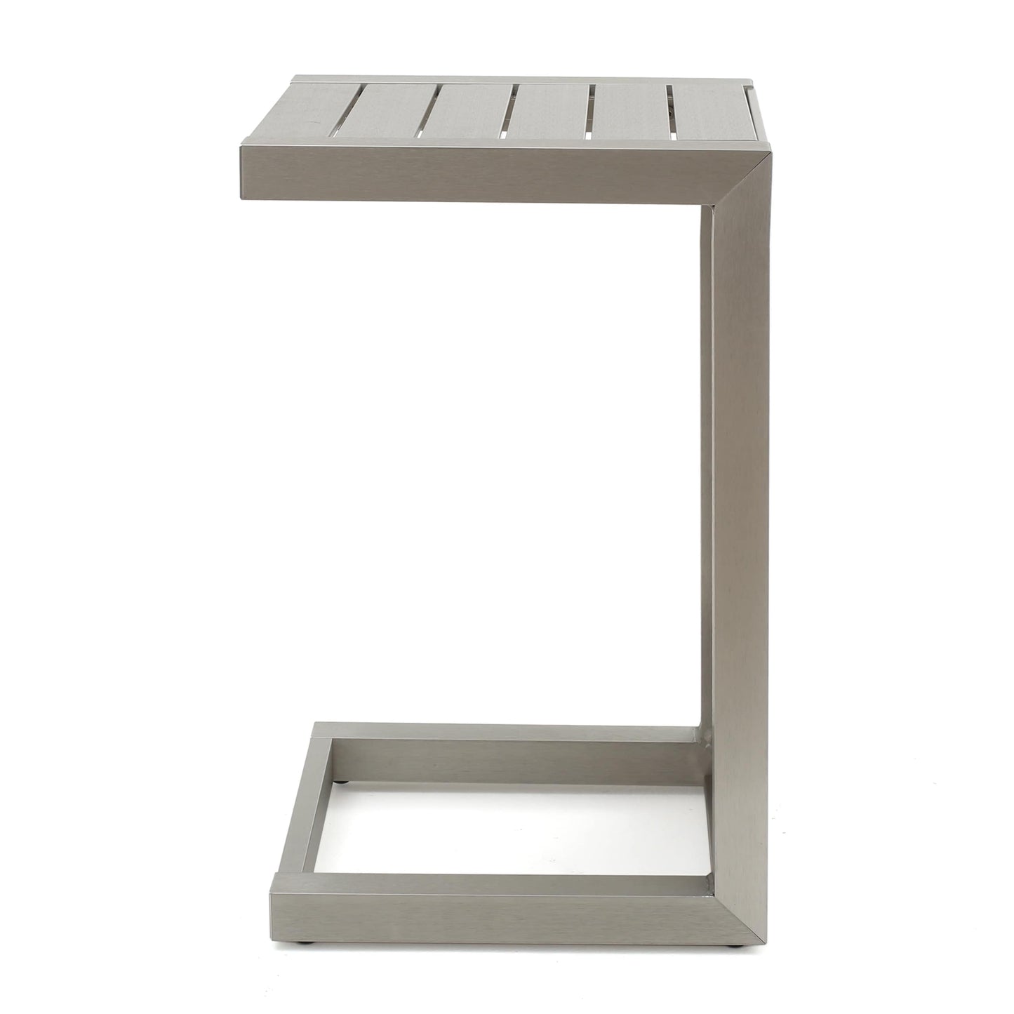 Salon de jardin Cape Coral en aluminium 3 pièces avec table en C par Christopher Knight Home