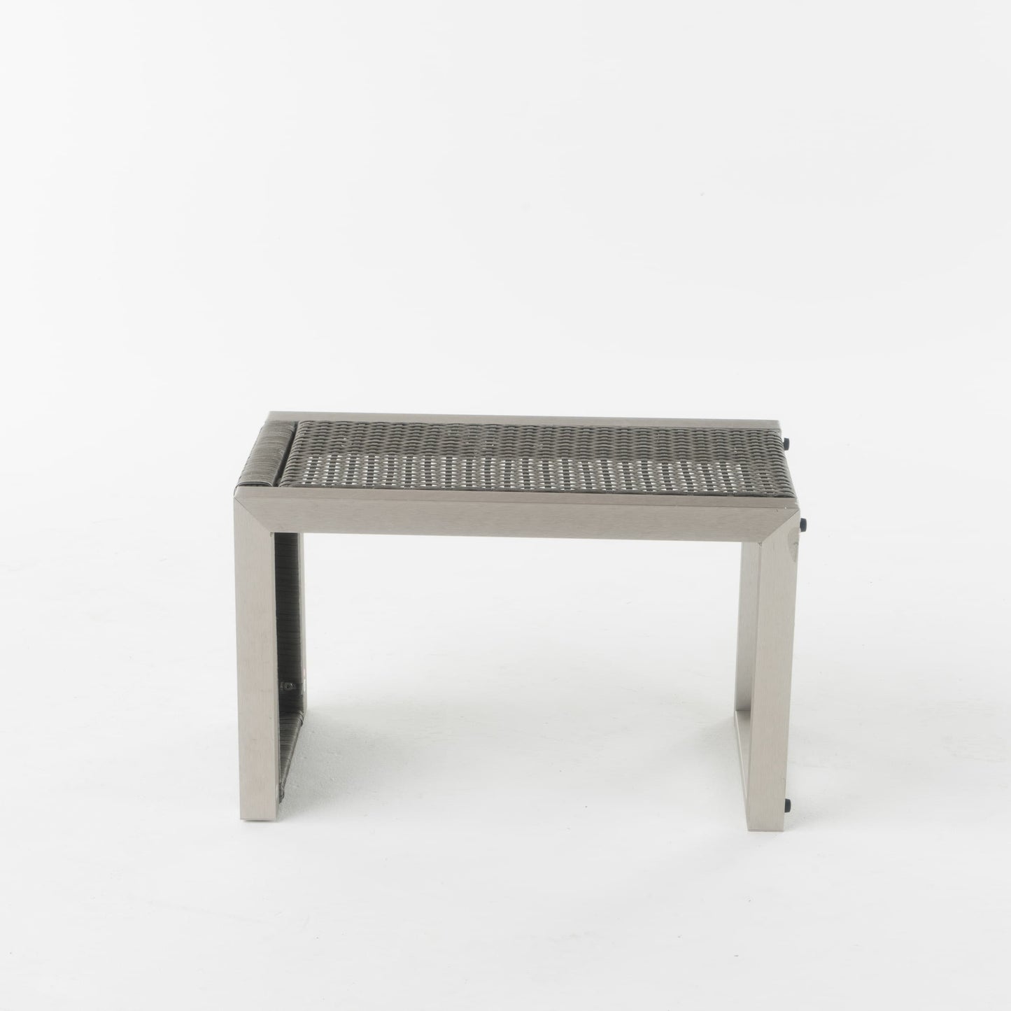 Salon de jardin Cape Coral en aluminium 3 pièces avec table en C par Christopher Knight Home