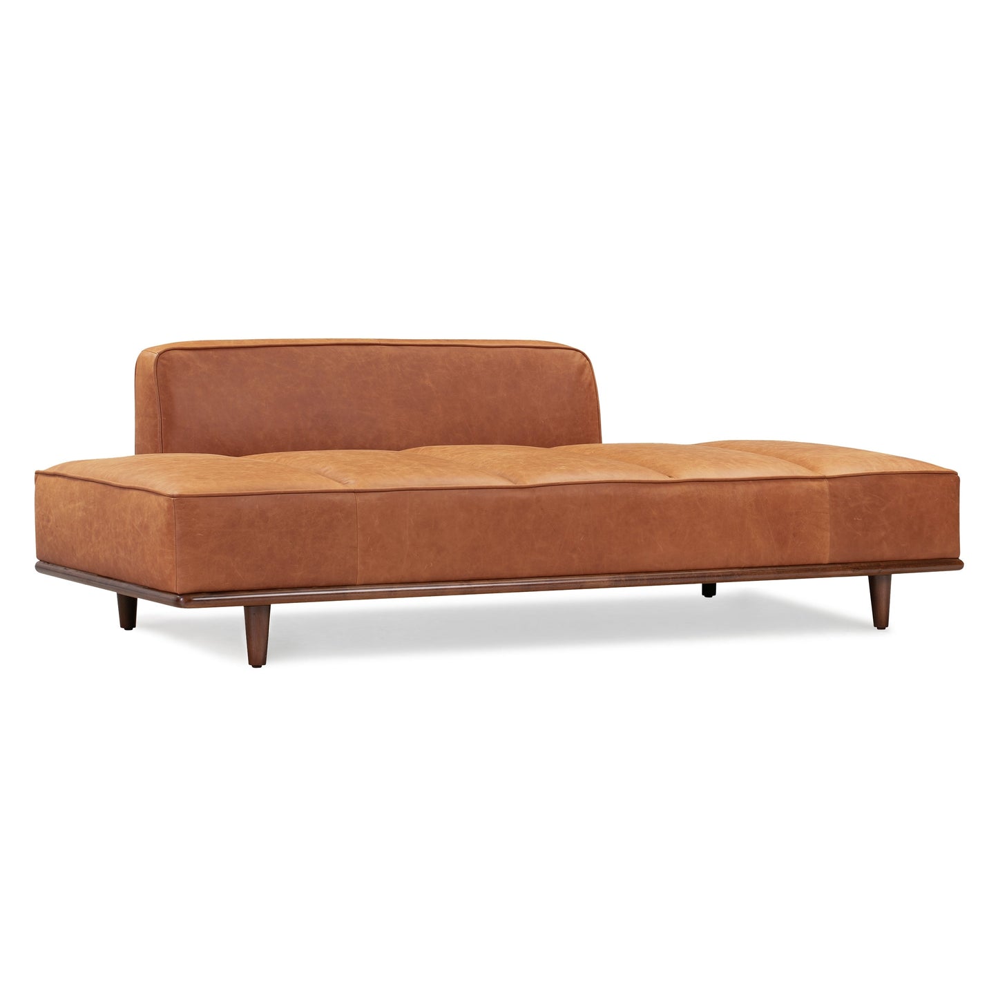 Lit de repos Poly & Bark Jasper - Cuir italien véritable pleine fleur