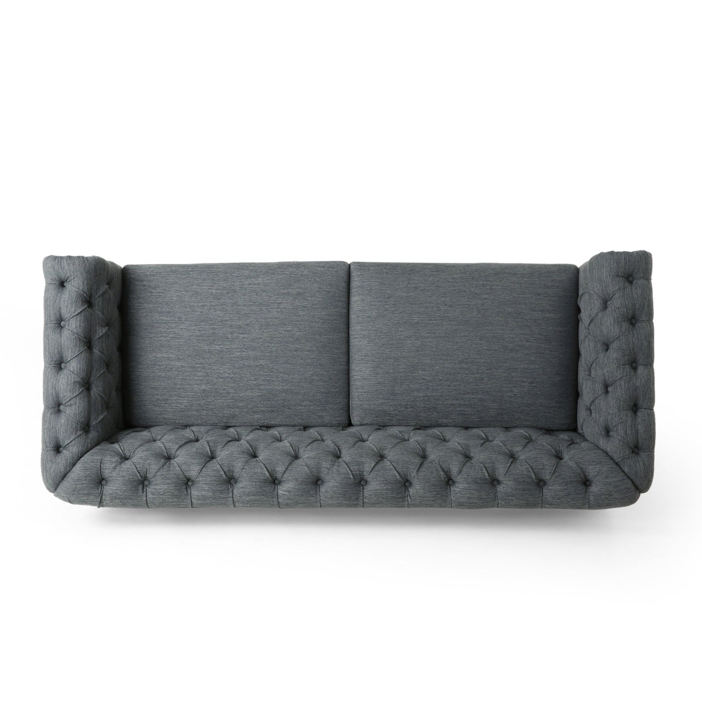 Canapé Chesterfield Castalia à clous par Christopher Knight Home - 78,75 L x 33,50 l x 28,00 H