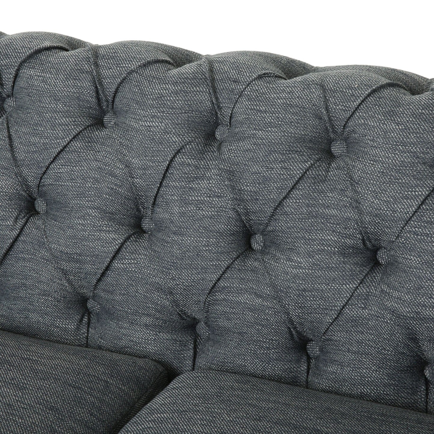 Canapé Chesterfield Castalia à clous par Christopher Knight Home - 78,75 L x 33,50 l x 28,00 H
