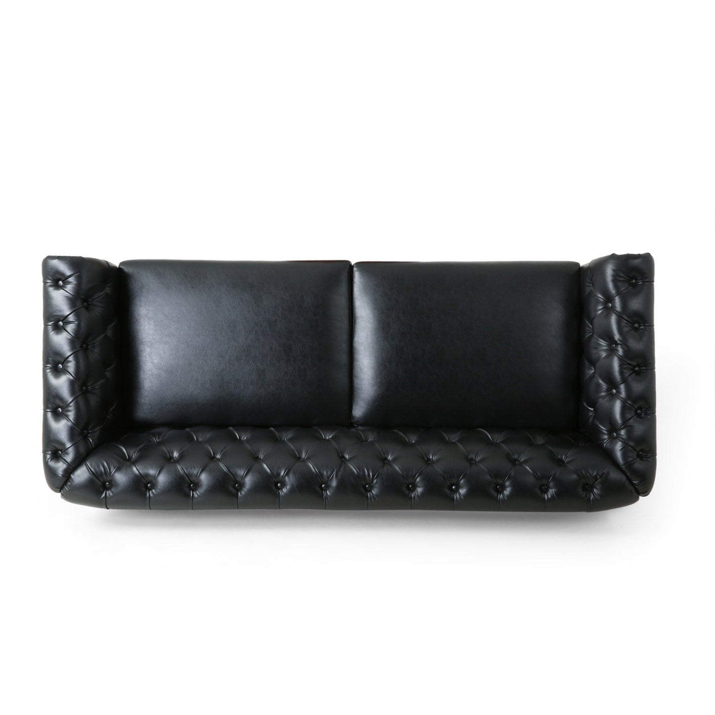Canapé Chesterfield Castalia à clous par Christopher Knight Home - 78,75 L x 33,50 l x 28,00 H