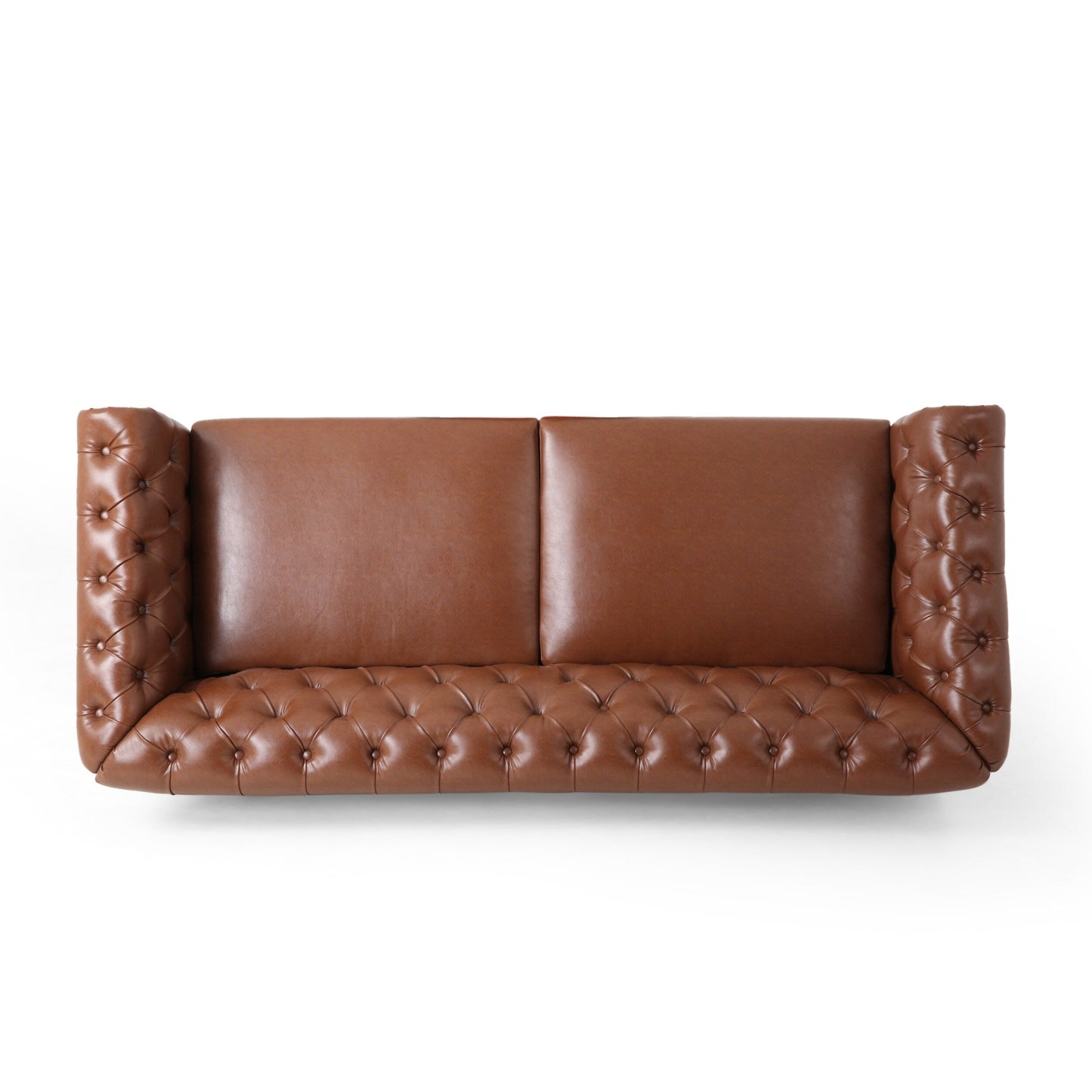 Canapé Chesterfield Castalia à clous par Christopher Knight Home - 78,75 L x 33,50 l x 28,00 H