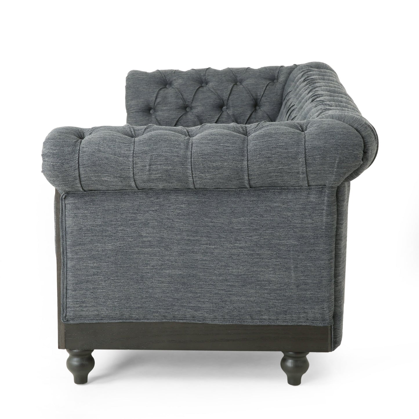 Canapé Chesterfield Castalia à clous par Christopher Knight Home - 78,75 L x 33,50 l x 28,00 H