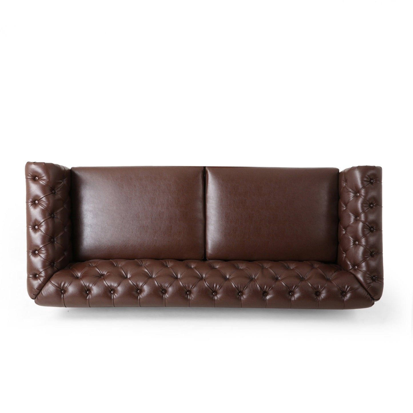Canapé Chesterfield Castalia à clous par Christopher Knight Home - 78,75 L x 33,50 l x 28,00 H