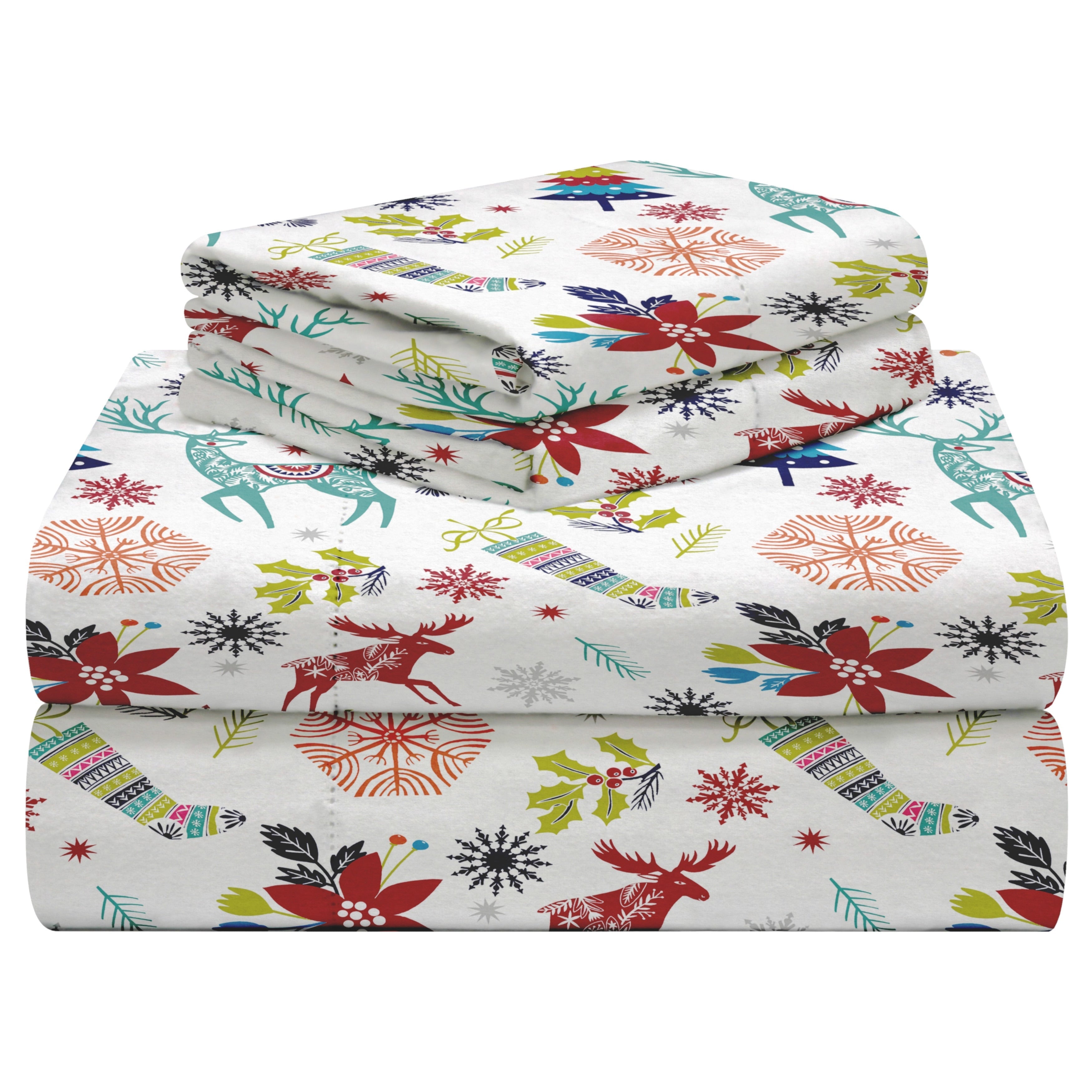 Parure de lit Celeste Home en coton épais 190 g/m², flanelle et velours